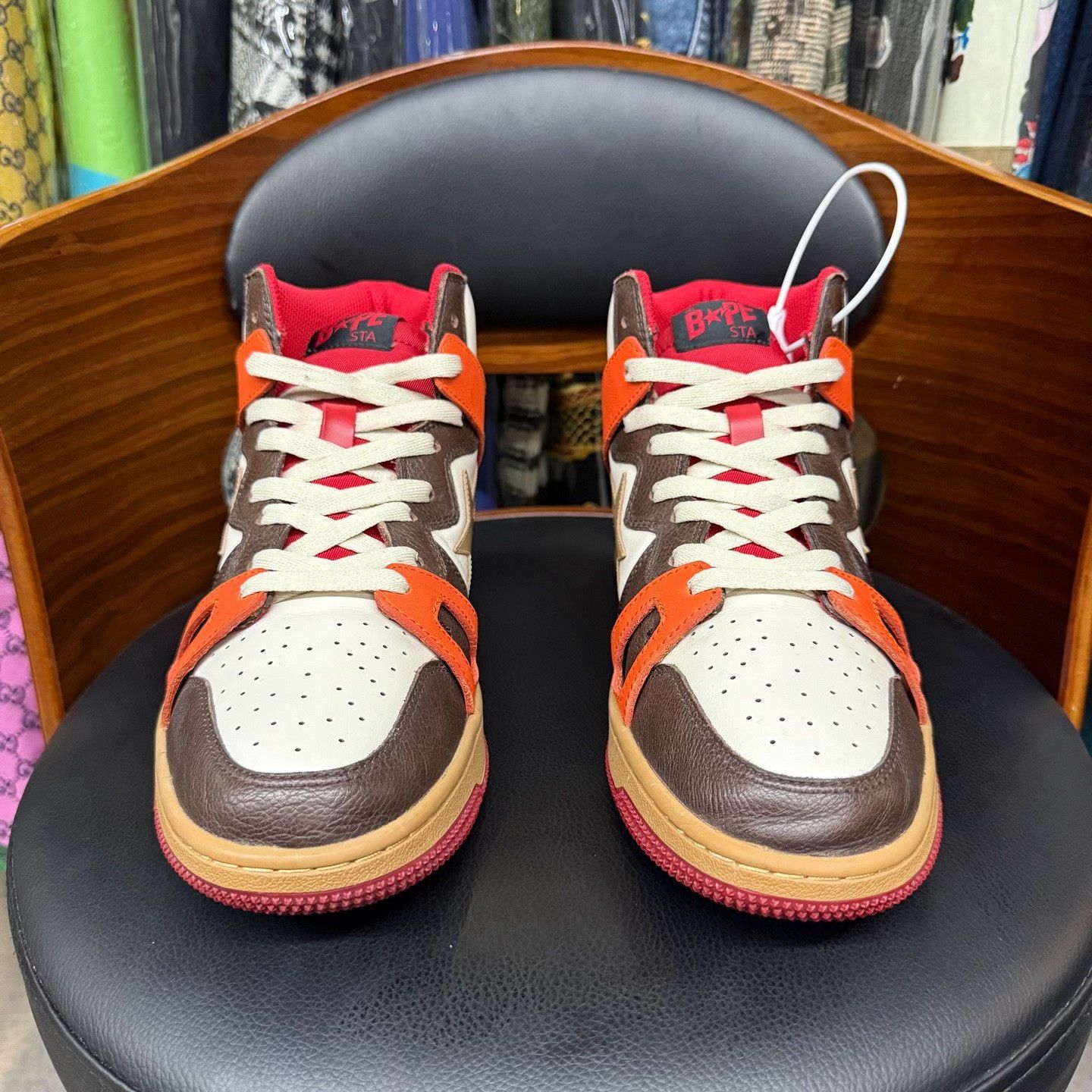 Bape Bape Beige Lowtop Sneakers 9.5 Men Size US 9.5 / EU 42-43 - 2 Thumbnail