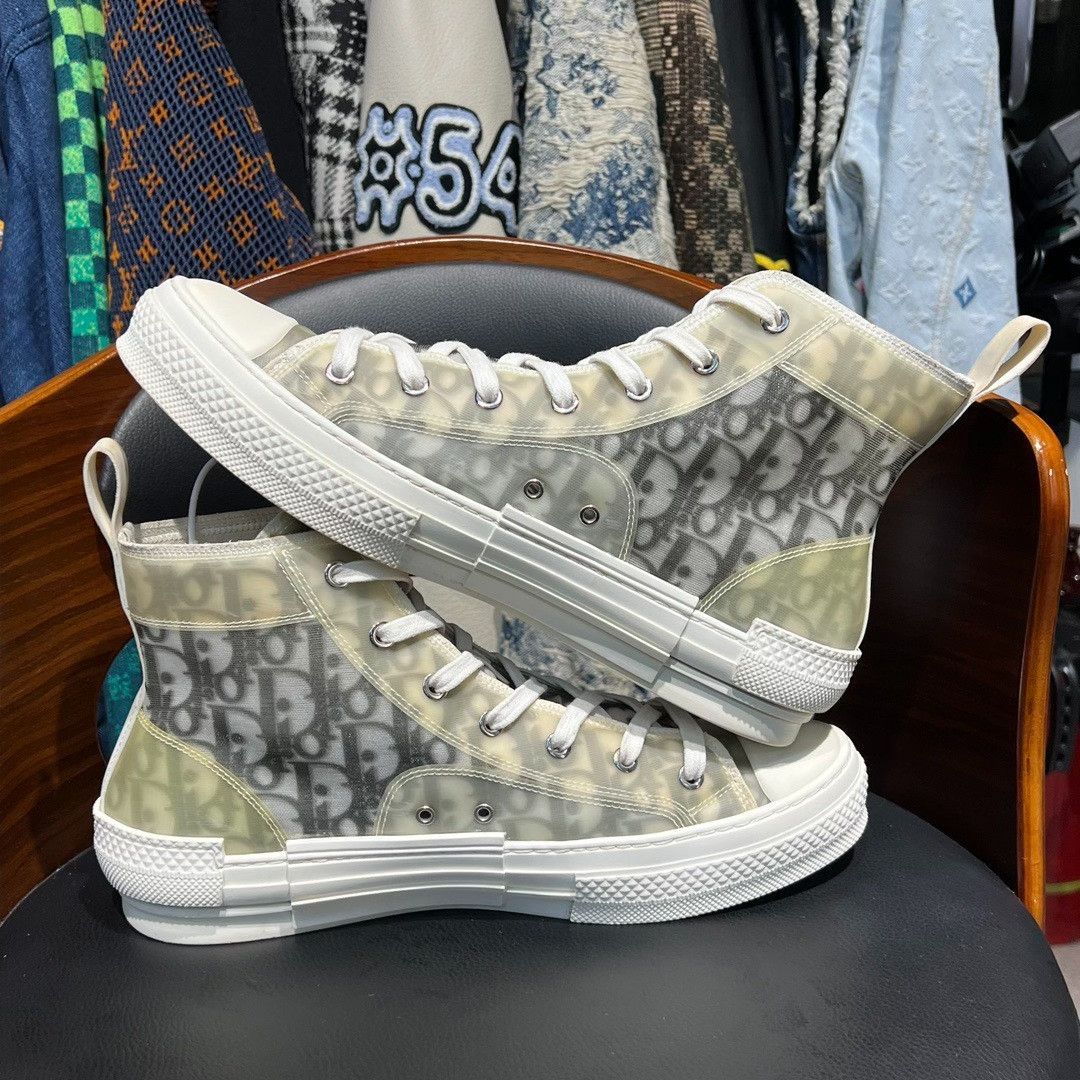 Dior Dior White Hitop Sneakers 9 Men Size US 9 / EU 42 - 7 Thumbnail