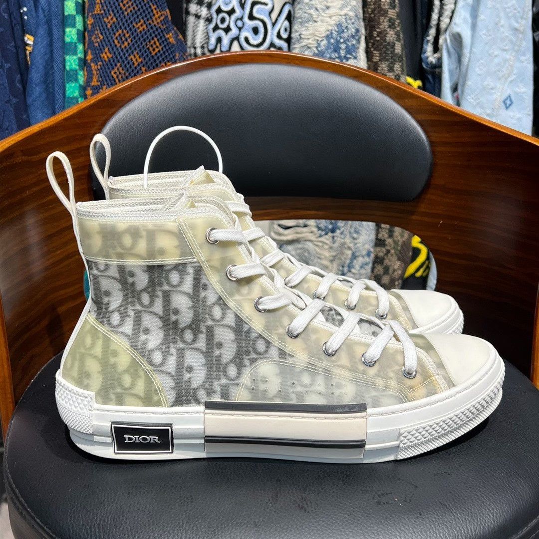 Dior Dior White Hitop Sneakers 9 Men Size US 9 / EU 42 - 6 Thumbnail