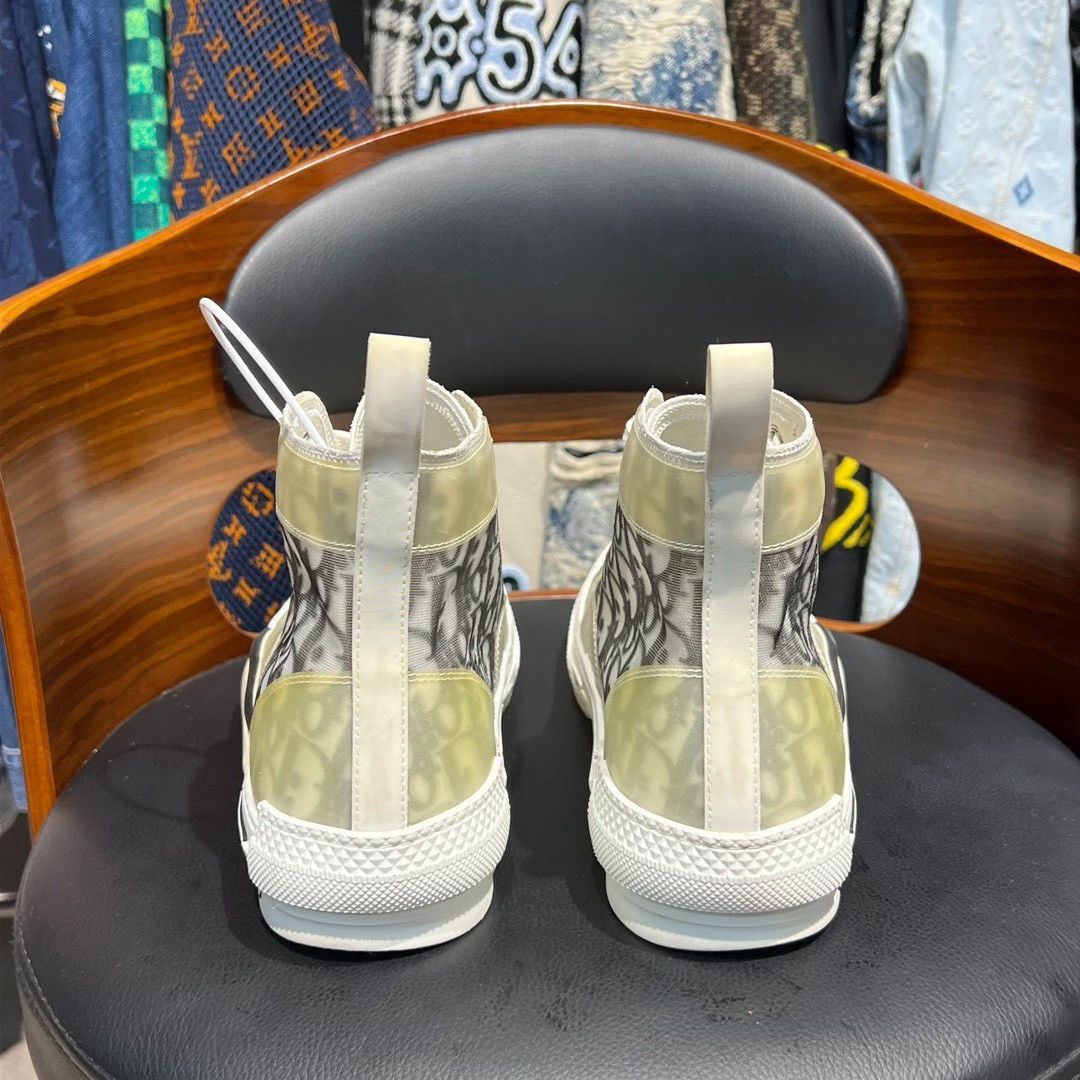 Dior Dior White Hitop Sneakers 9 Men Size US 9 / EU 42 - 3 Thumbnail