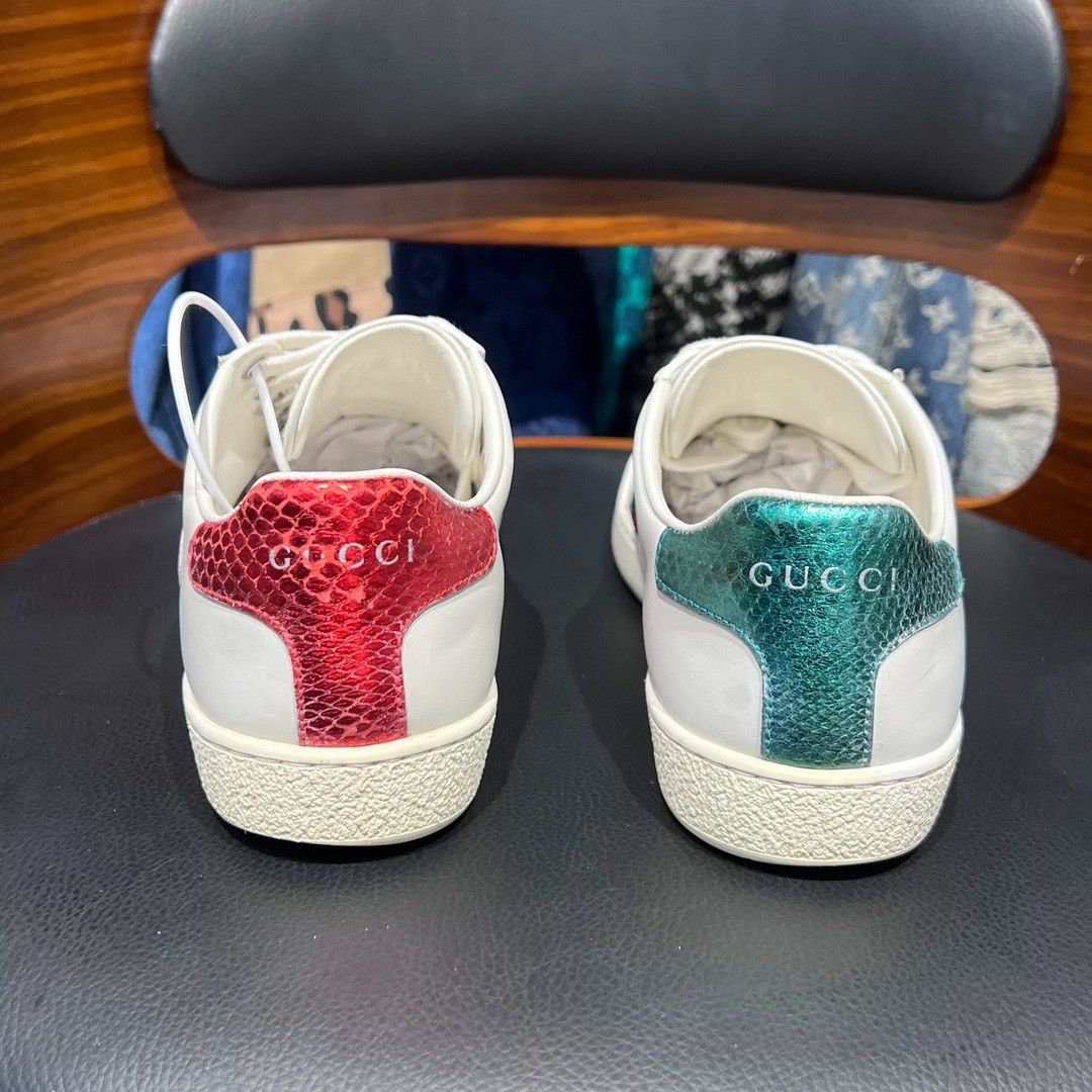 Gucci Gucci White Lowtop Sneakers us_5 Women Size US 5 / IT 35 - 3 Thumbnail