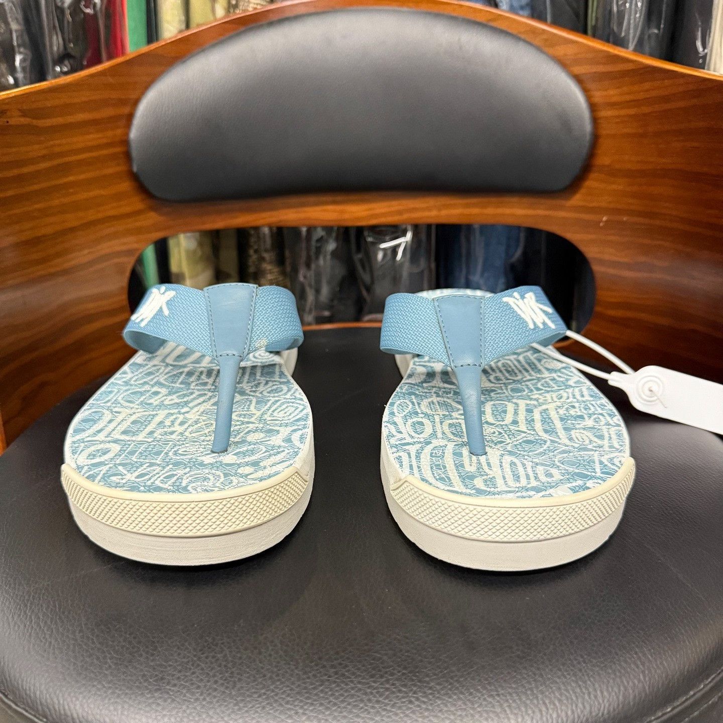 Dior Dior Collab Blue Sandals 8.5 Men Size US 8.5 / EU 41-42 - 2 Thumbnail