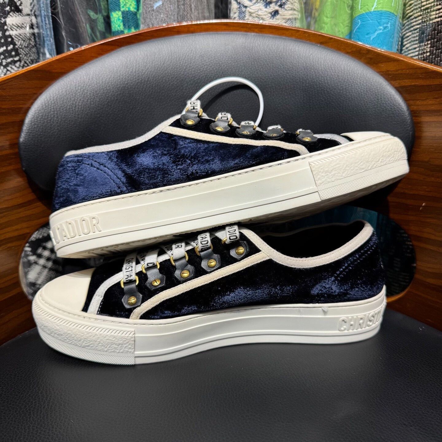 Dior Dior Blue Lowtop Sneakers 6.5 Men Size US 6.5 / EU 39-40 - 7 Thumbnail