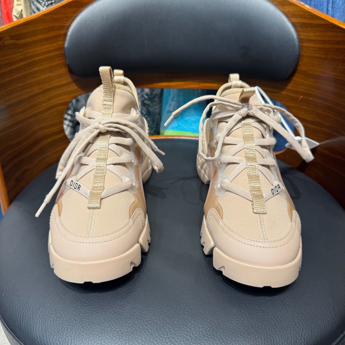 Dior Dior Leather Lowtop Sneakers us_6 Women Size US 6 / IT 36 - 2 Thumbnail