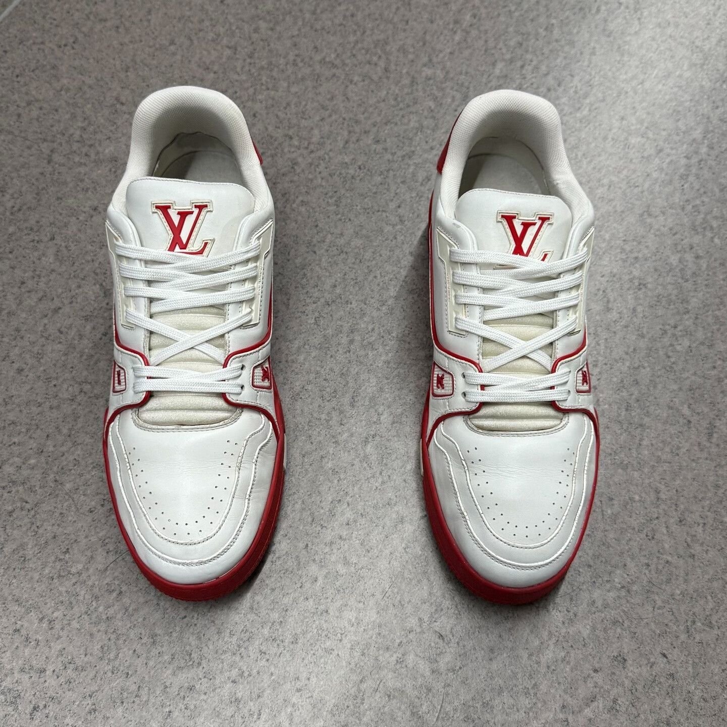 Louis Vuitton Louis Vuitton Training Red Lowtop Sneakers 9 Men Size US 9 / EU 42 - 8 Thumbnail