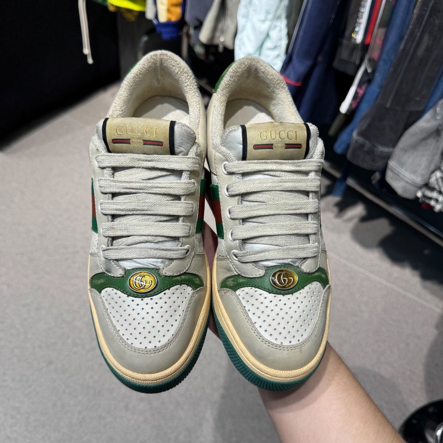 Gucci Gucci Distressed Lowtop Sneakers us_6 Women Size US 6 / IT 36 - 5 Thumbnail