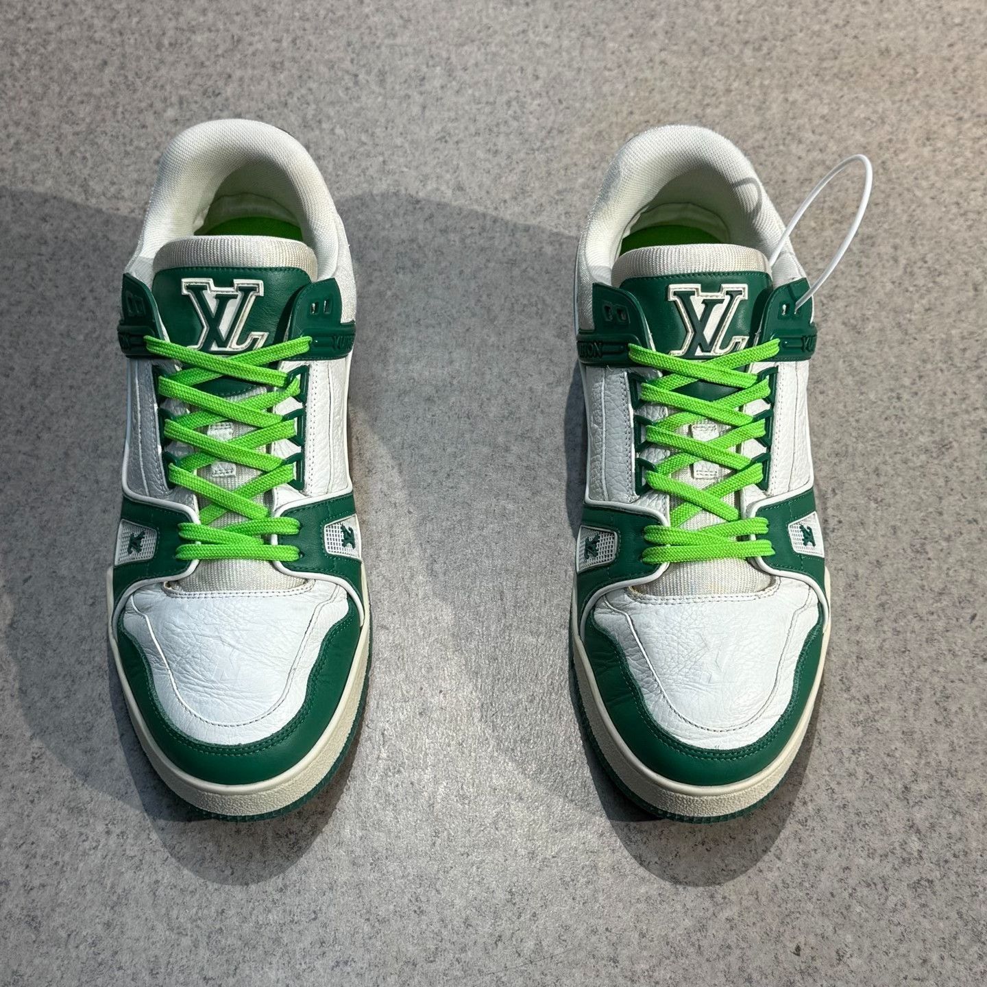 Louis Vuitton Louis Vuitton Training Green Lowtop Sneakers 8.5 Men Size US 8.5 / EU 41-42 - 4 Thumbnail