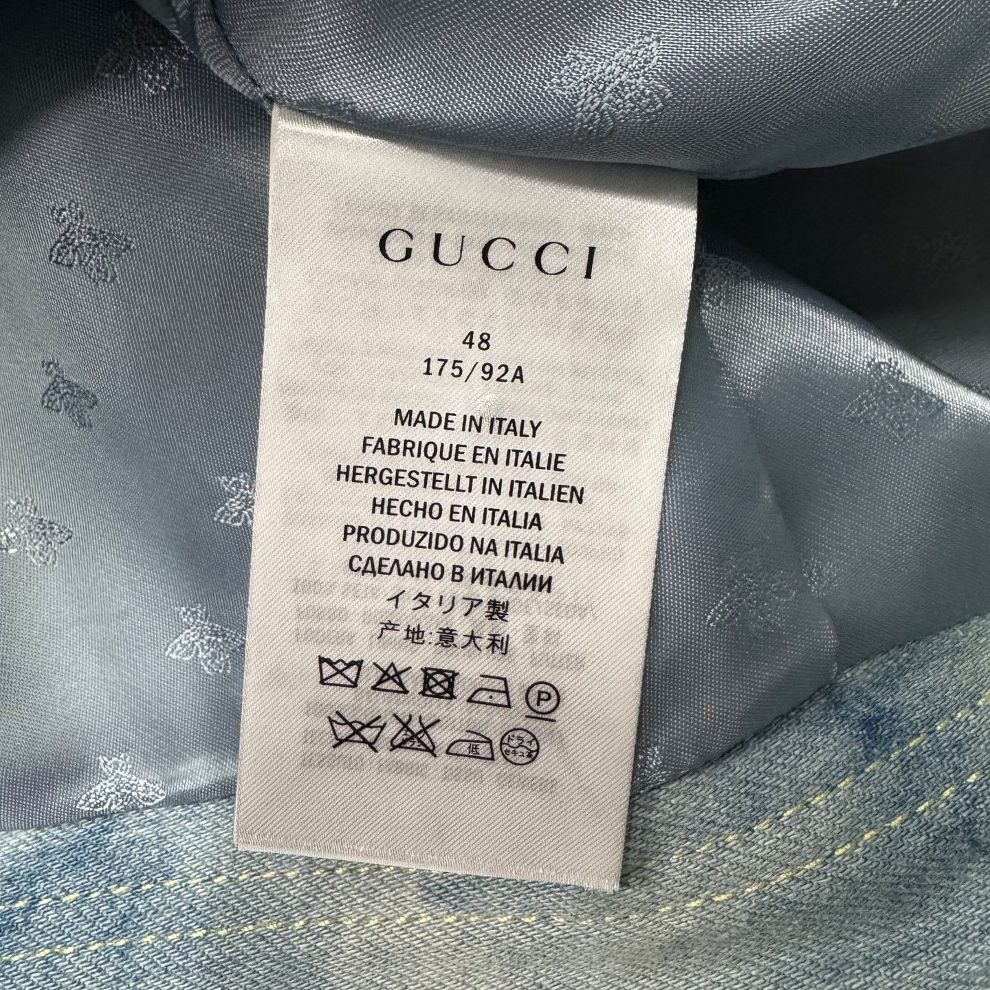 Gucci Gucci Denim Jacket L Women Size L / US 10 / IT 46 - 4 Thumbnail