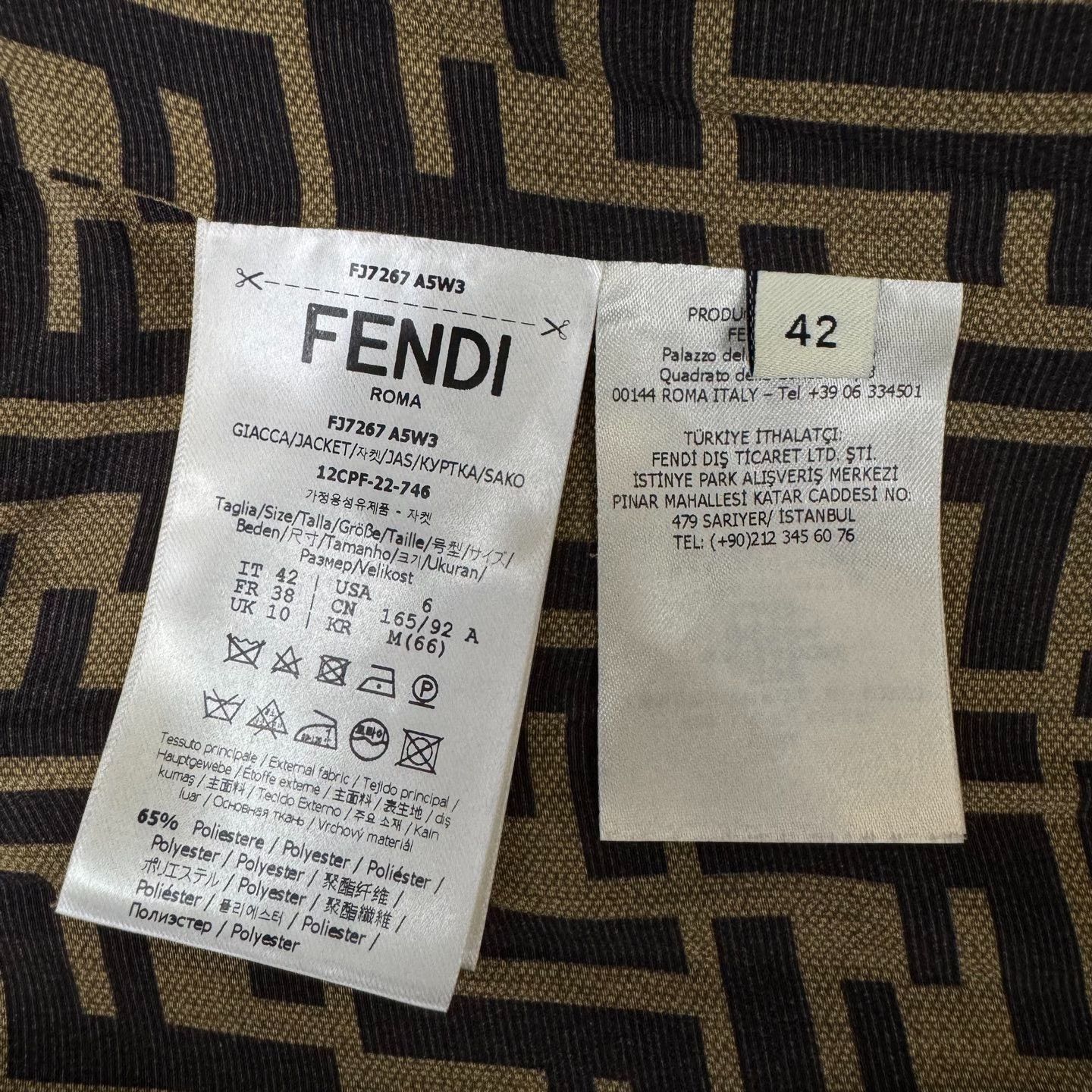 Fendi Fendi Light Jacket l Men Size US L / EU 52-54 / 3 - 4 Thumbnail