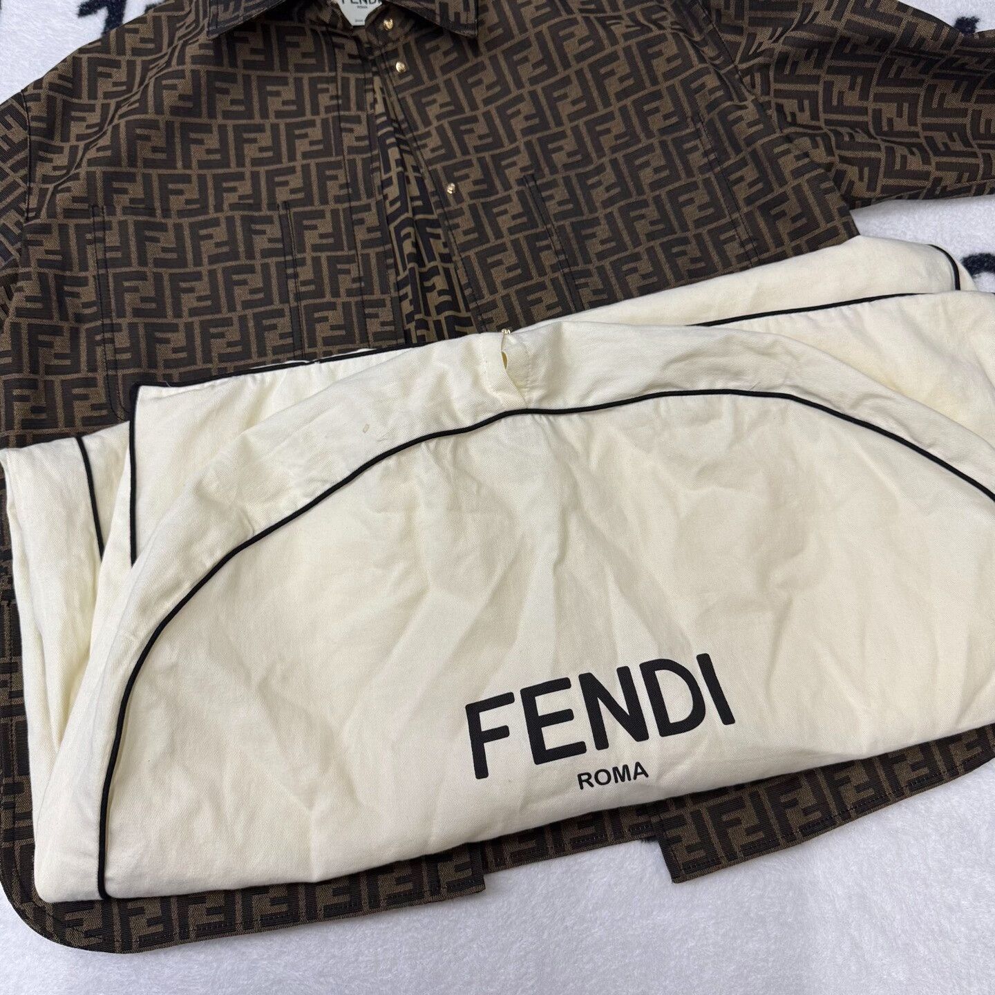Fendi Fendi Light Jacket l Men Size US L / EU 52-54 / 3 - 5 Thumbnail