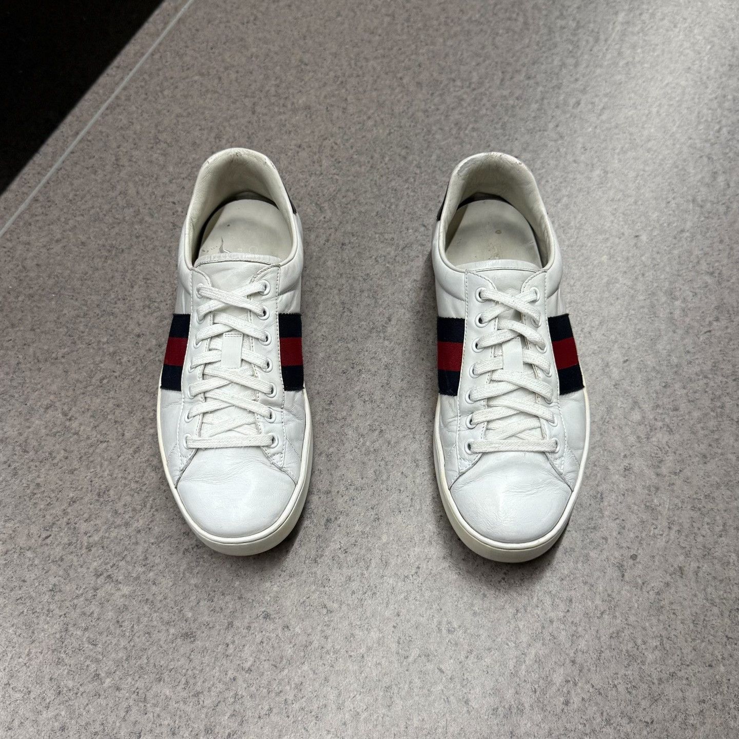 Gucci Gucci Animal Print White Lowtop Sneakers 8.5 Men Size US 8.5 / EU 41-42 - 5 Thumbnail