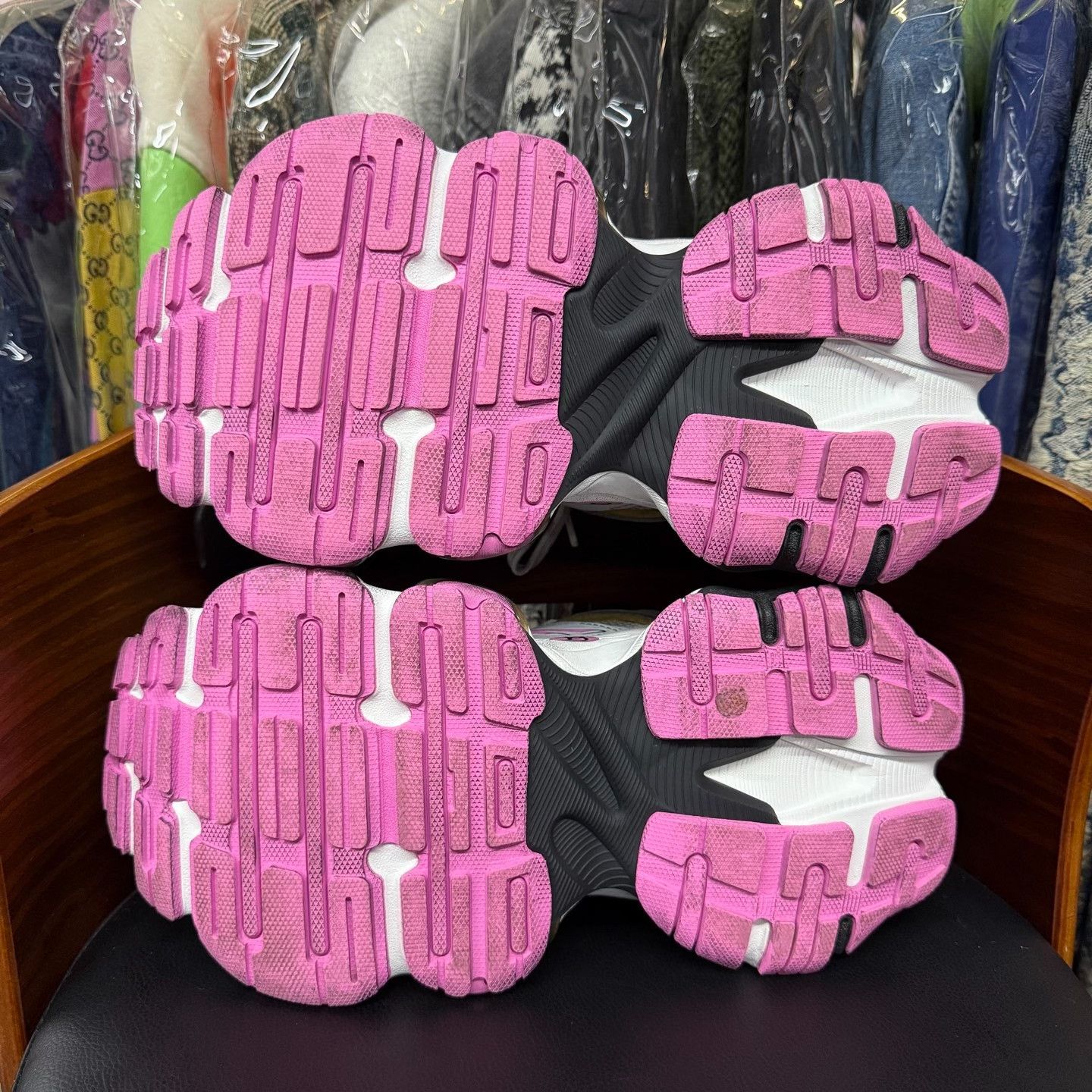 Balenciaga Balenciaga Distressed Pink Lowtop Sneakers us_8-5 Women Size US 8.5 / IT 38.5 - 8 Thumbnail