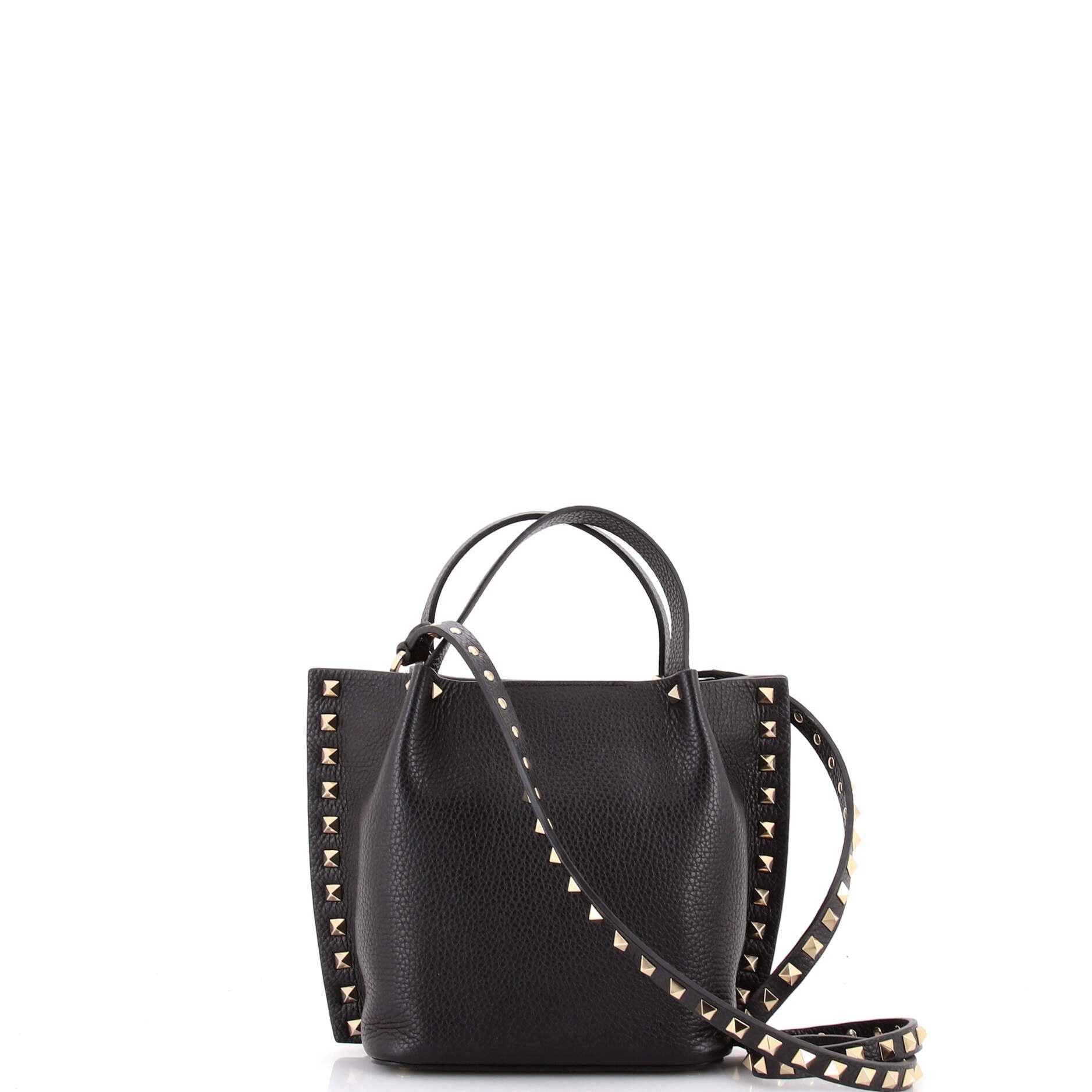 Valentino Rockstud Convertible Top Handle Open Tote Size ONE SIZE - 3 Thumbnail