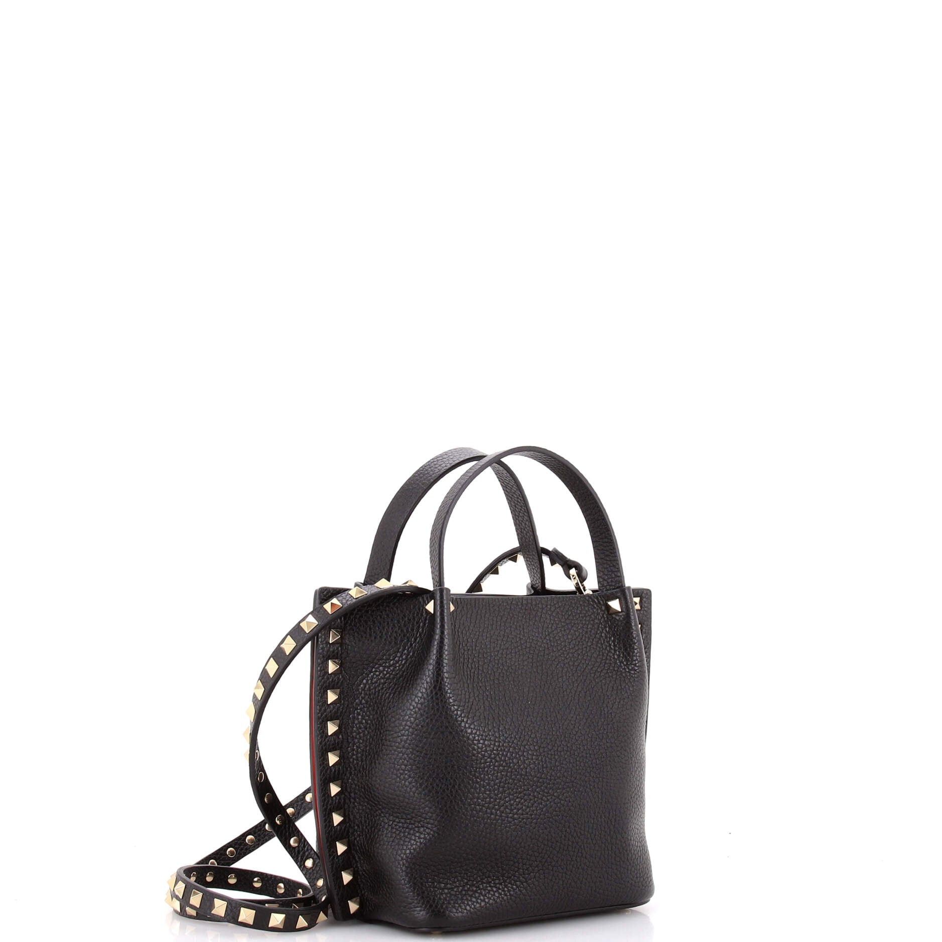 Valentino Rockstud Convertible Top Handle Open Tote Size ONE SIZE - 2 Thumbnail