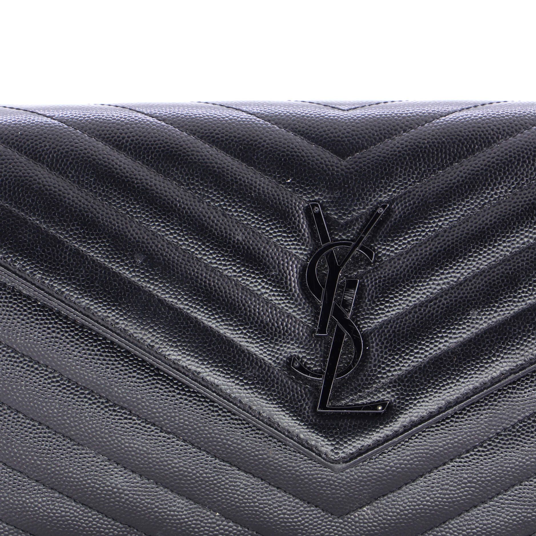 Saint Laurent Paris Classic Monogram Wallet on Chain Size ONE SIZE - 6 Thumbnail