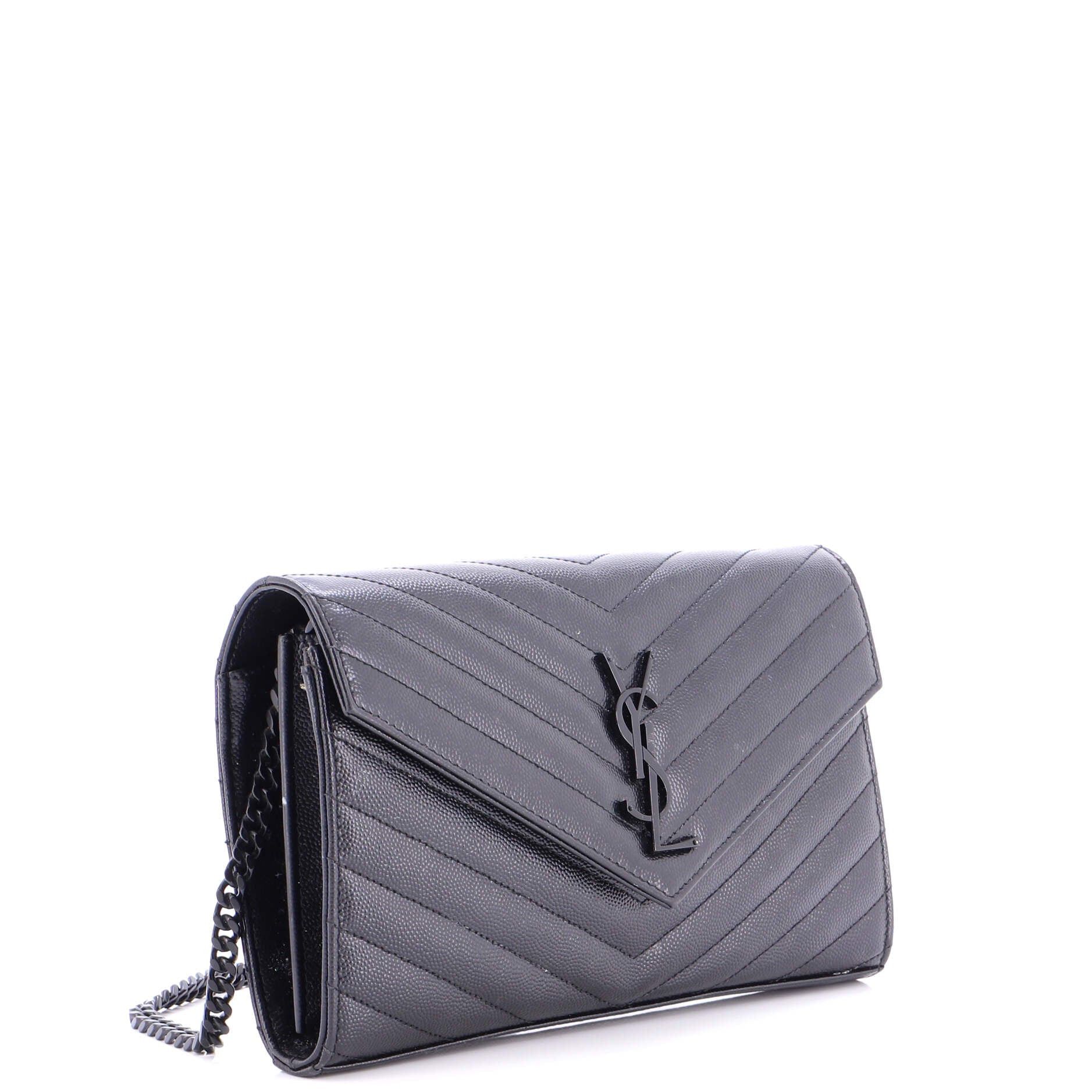Saint Laurent Paris Classic Monogram Wallet on Chain Size ONE SIZE - 2 Thumbnail