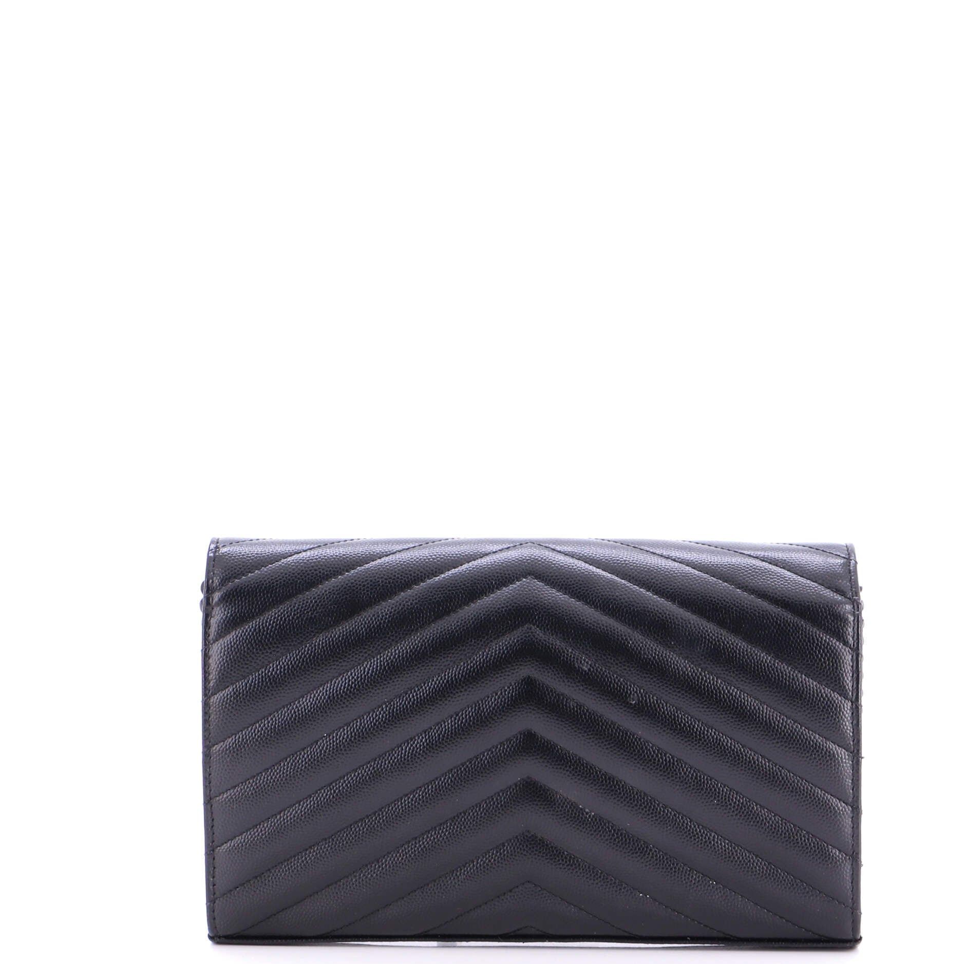 Saint Laurent Paris Classic Monogram Wallet on Chain Size ONE SIZE - 3 Thumbnail