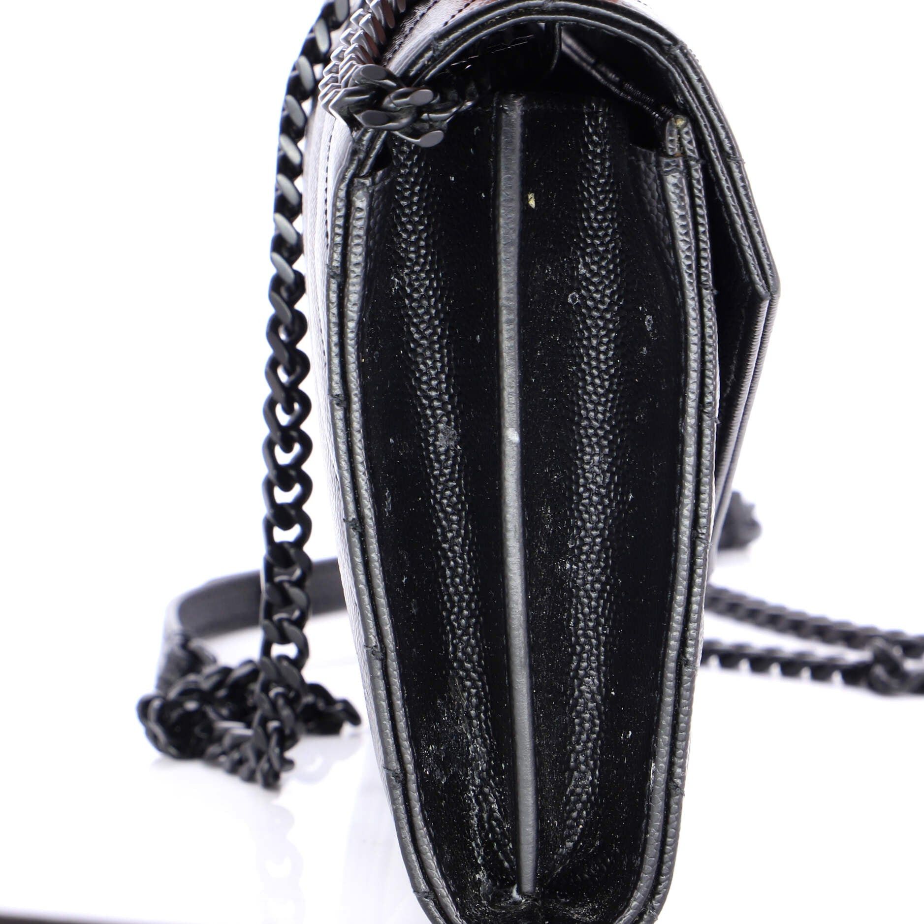 Saint Laurent Paris Classic Monogram Wallet on Chain Size ONE SIZE - 7 Thumbnail