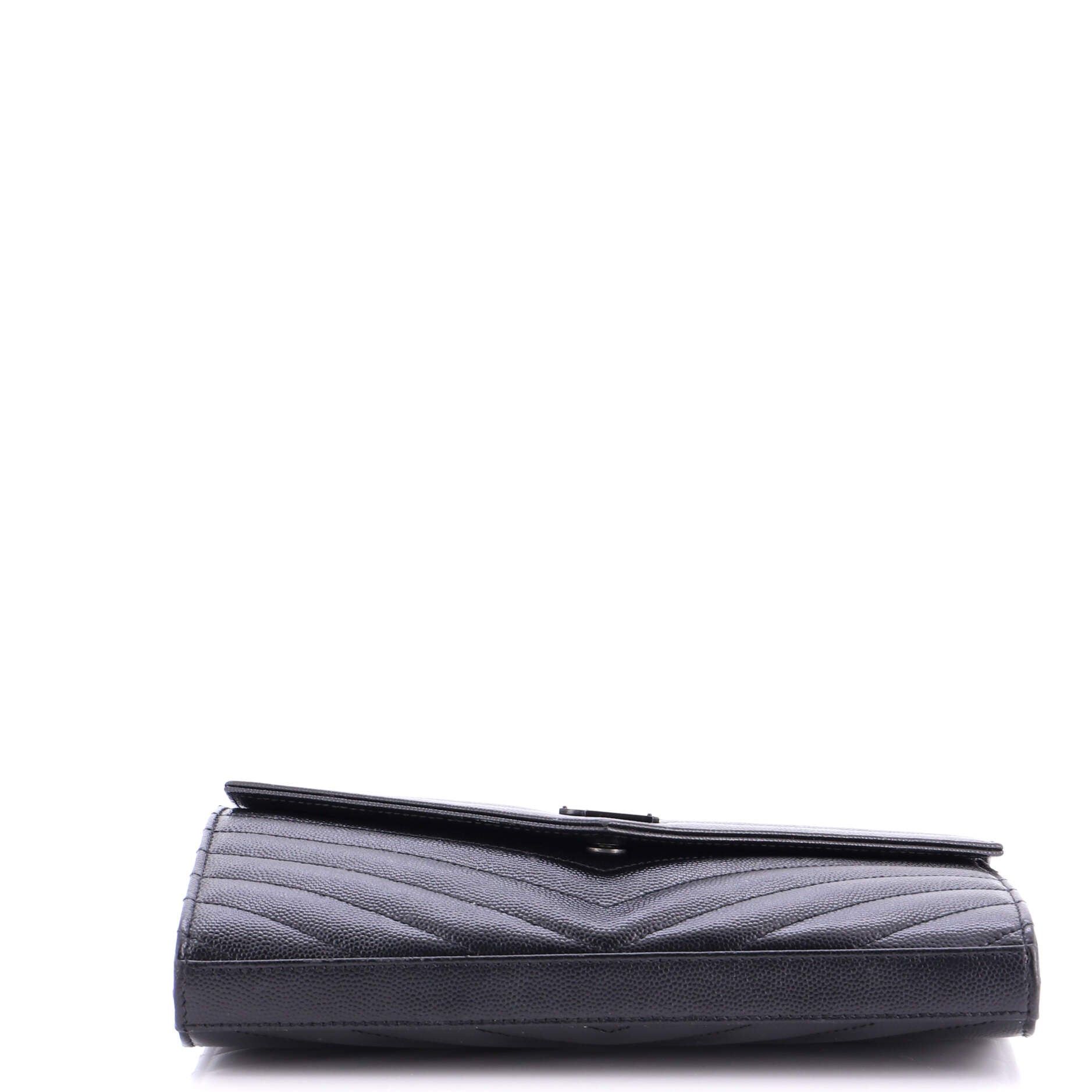 Saint Laurent Paris Classic Monogram Wallet on Chain Size ONE SIZE - 4 Thumbnail