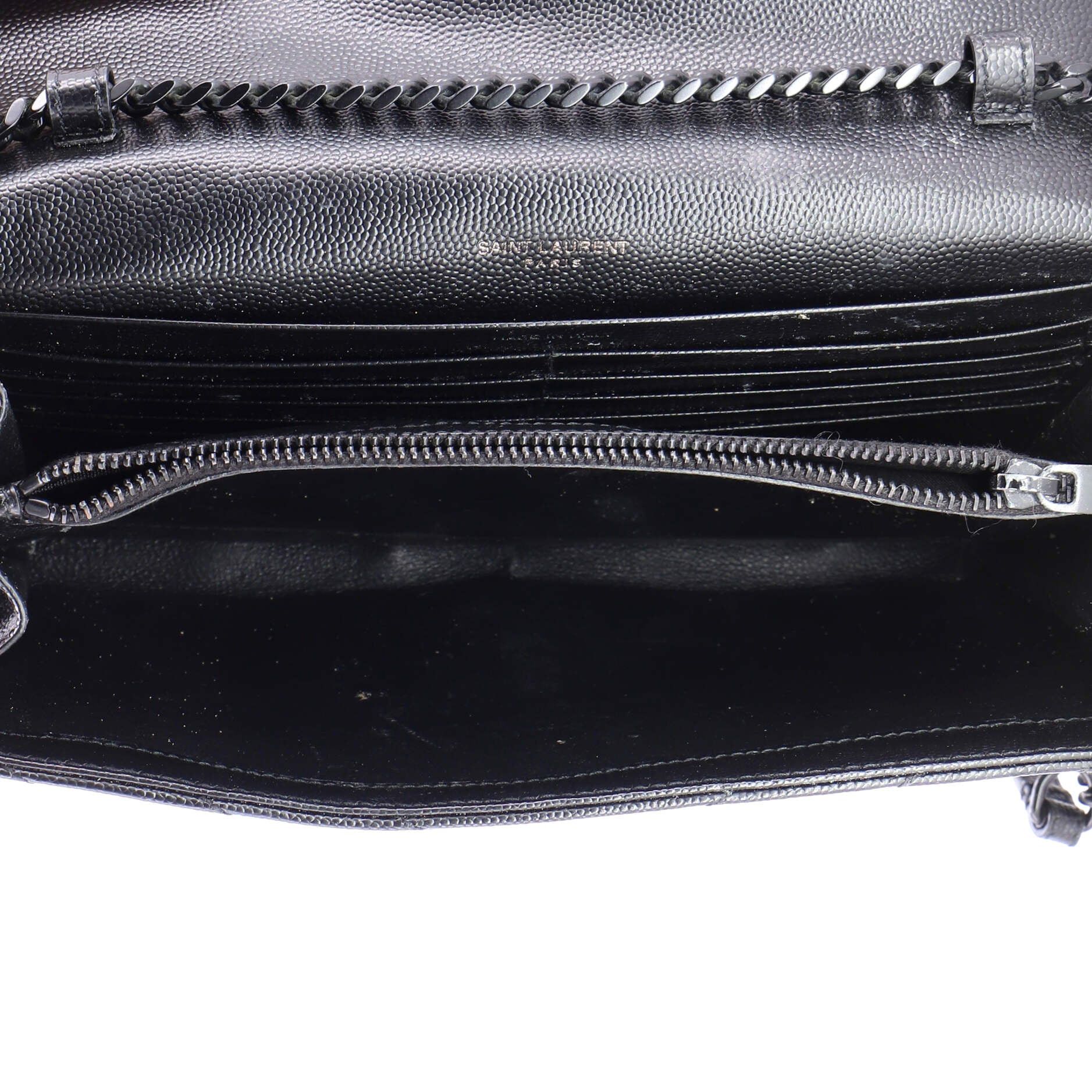 Saint Laurent Paris Classic Monogram Wallet on Chain Size ONE SIZE - 5 Thumbnail