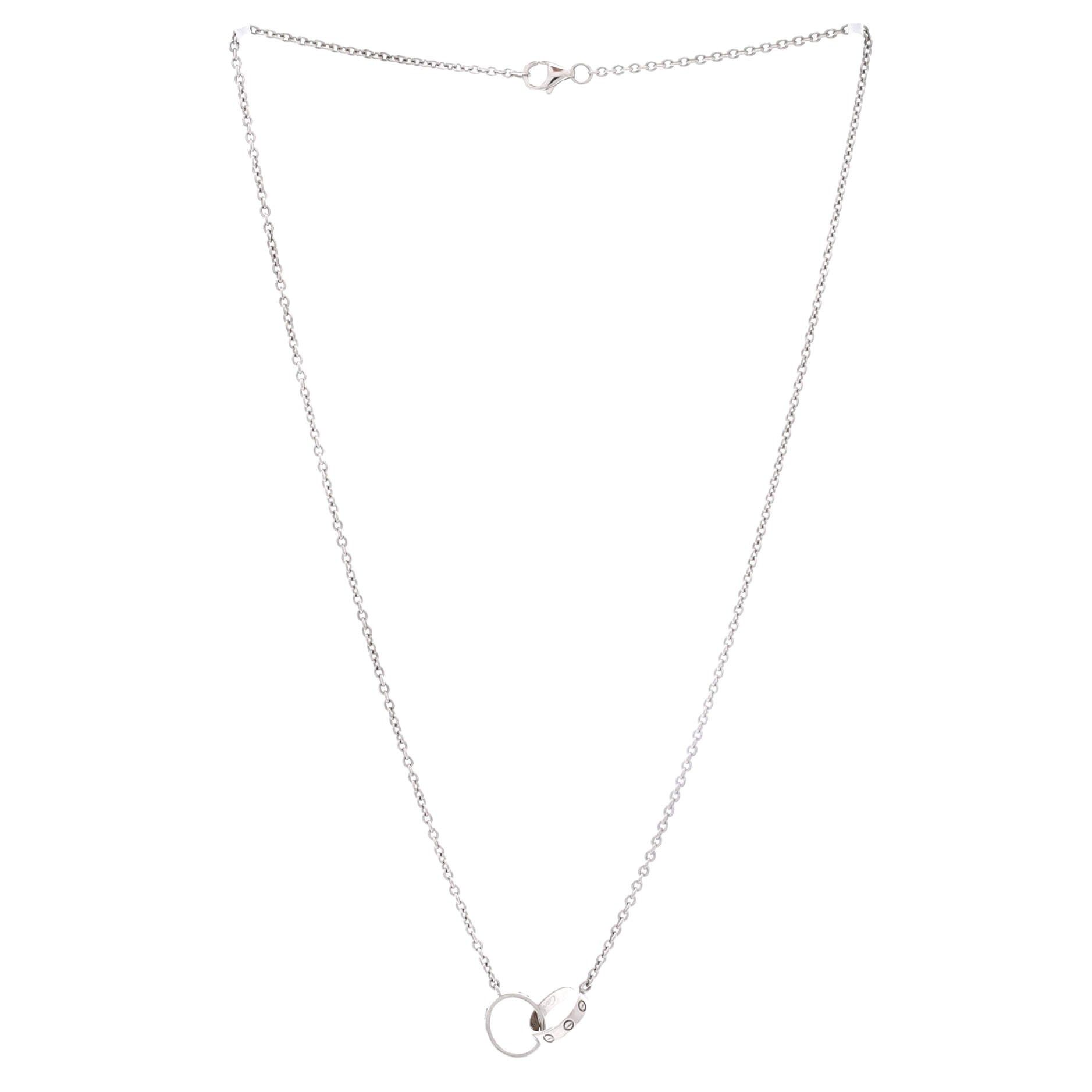 Cartier Love Interlocking Necklace Size ONE SIZE - 2 Thumbnail