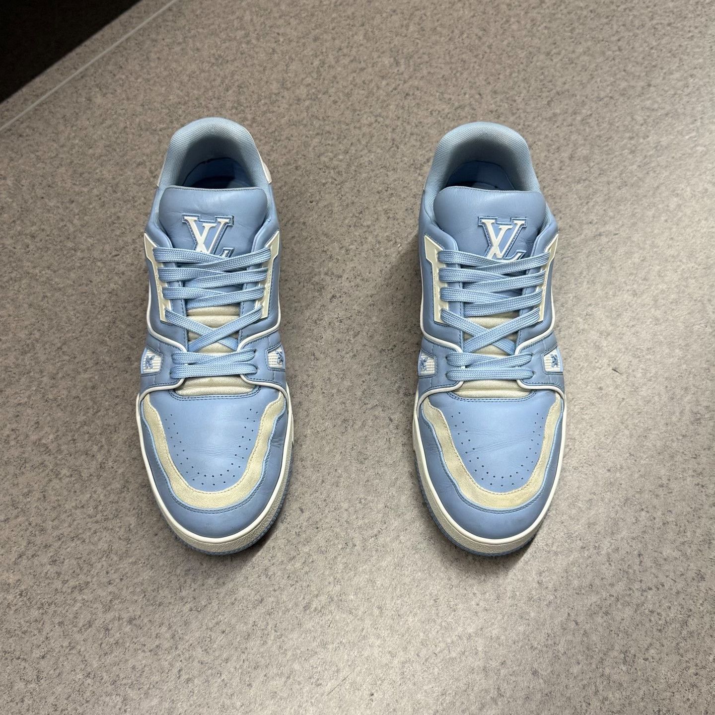 Louis Vuitton Louis Vuitton Training Blue Lowtop Sneakers 9 Men Size US 9 / EU 42 - 5 Thumbnail