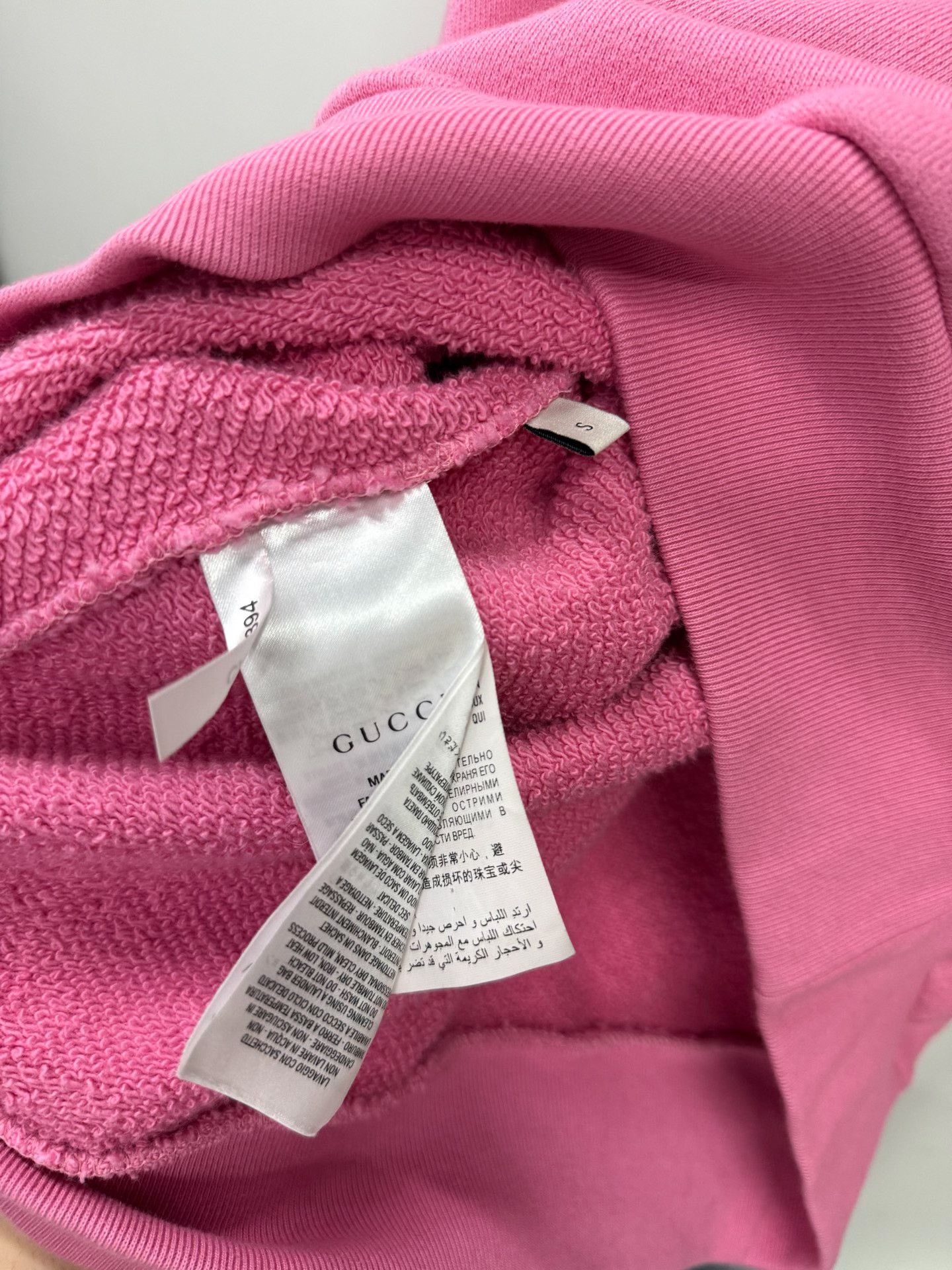 Gucci Gucci Embroidered Pink Hoodie S Women Size S / US 4 / IT 40 - 5 Thumbnail