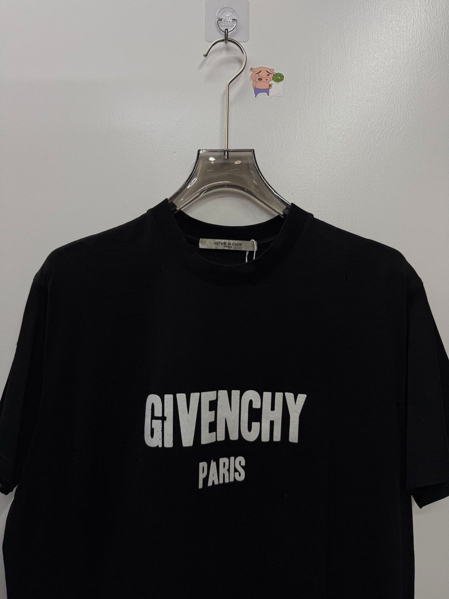 Givenchy Givenchy Distressed Black T-Shirt xxs Men Size US XXS / EU 40 - 2 Thumbnail