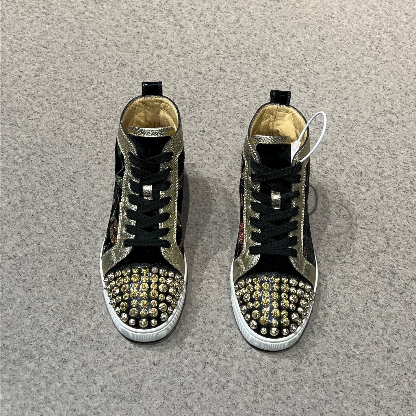 Christian Louboutin Christian Louboutin Black Hitop Sneakers us_6 Women Size US 6 / IT 36 - 5 Thumbnail