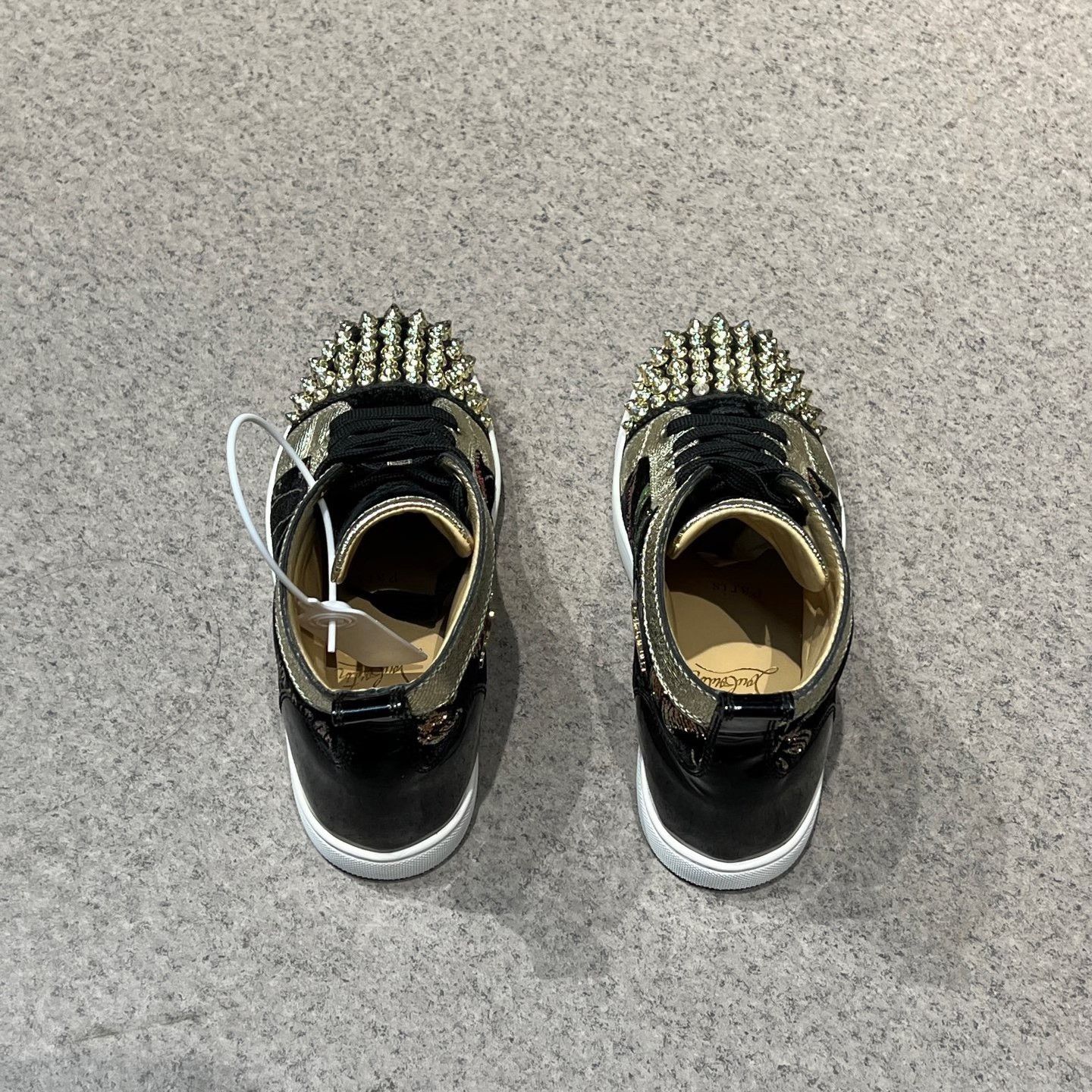 Christian Louboutin Christian Louboutin Black Hitop Sneakers us_6 Women Size US 6 / IT 36 - 7 Thumbnail