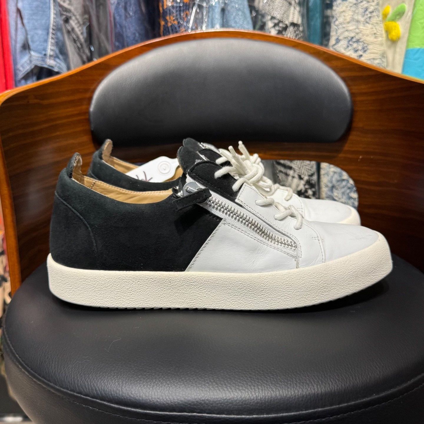 Giuseppe Zanotti Giuseppe Zanotti Black Lowtop Sneakers 43.5 Men Size US 10.5 / EU 43-44 - 4 Thumbnail