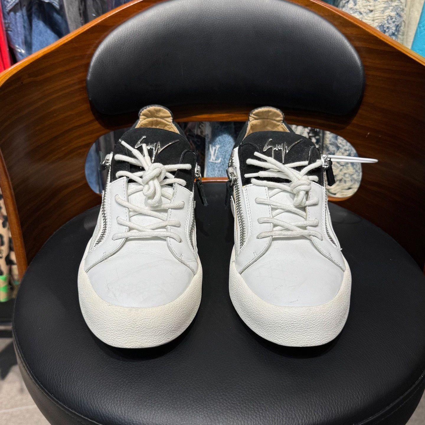 Giuseppe Zanotti Giuseppe Zanotti Black Lowtop Sneakers 43.5 Men Size US 10.5 / EU 43-44 - 2 Thumbnail