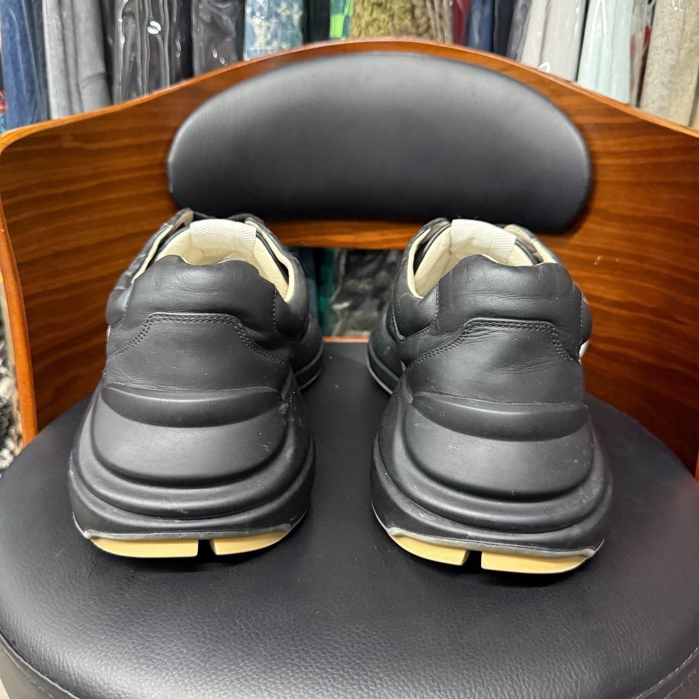 Gucci Gucci Black Lowtop Sneakers 11.5 Men Size US 11.5 / EU 44-45 - 3 Thumbnail