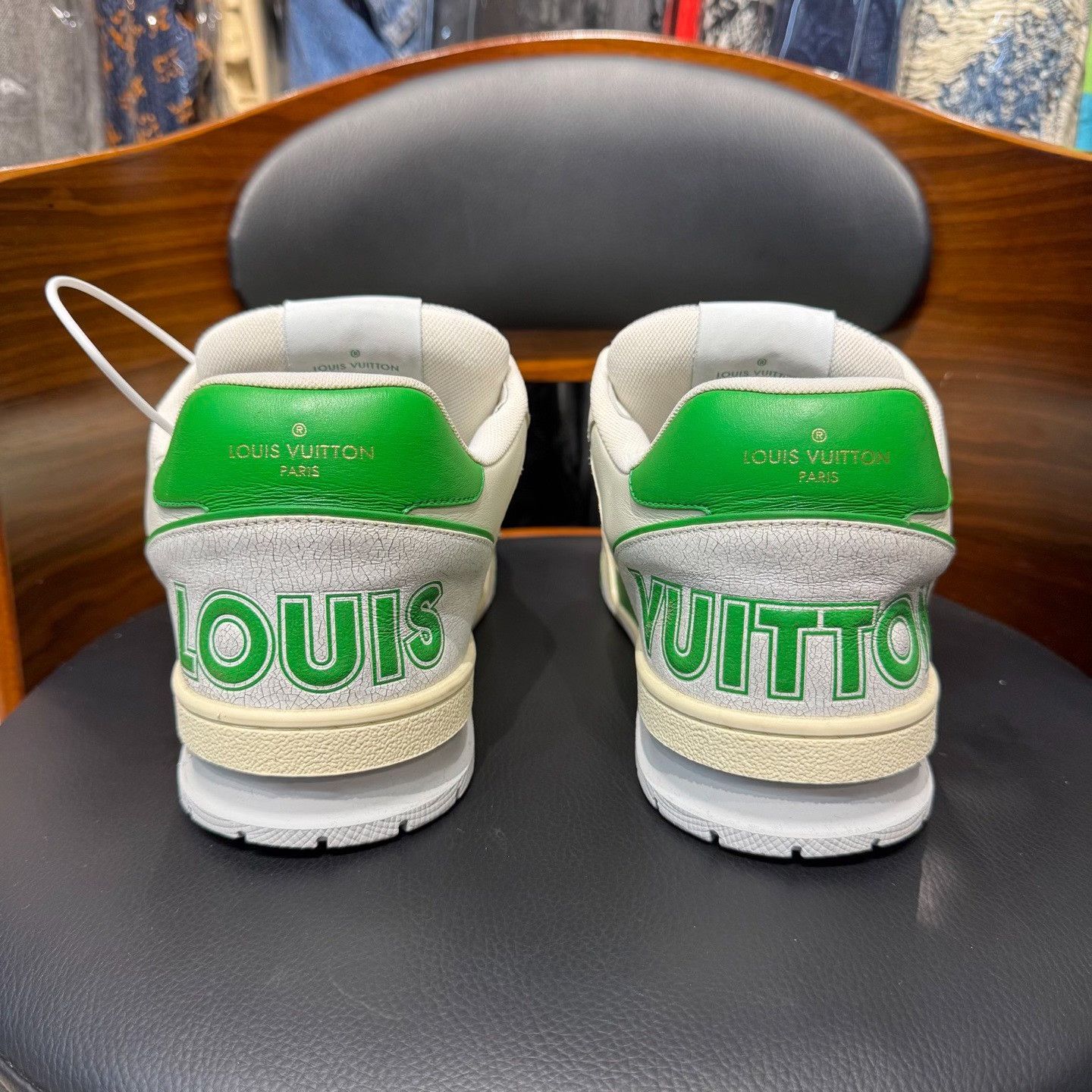Louis Vuitton Louis Vuitton Training Green Lowtop Sneakers 9 Men Size US 9 / EU 42 - 3 Thumbnail