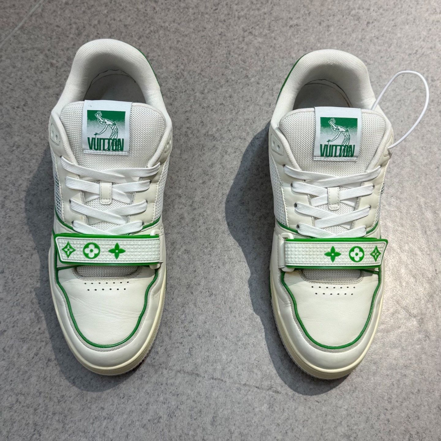 Louis Vuitton Louis Vuitton Training Green Lowtop Sneakers 9 Men Size US 9 / EU 42 - 5 Thumbnail