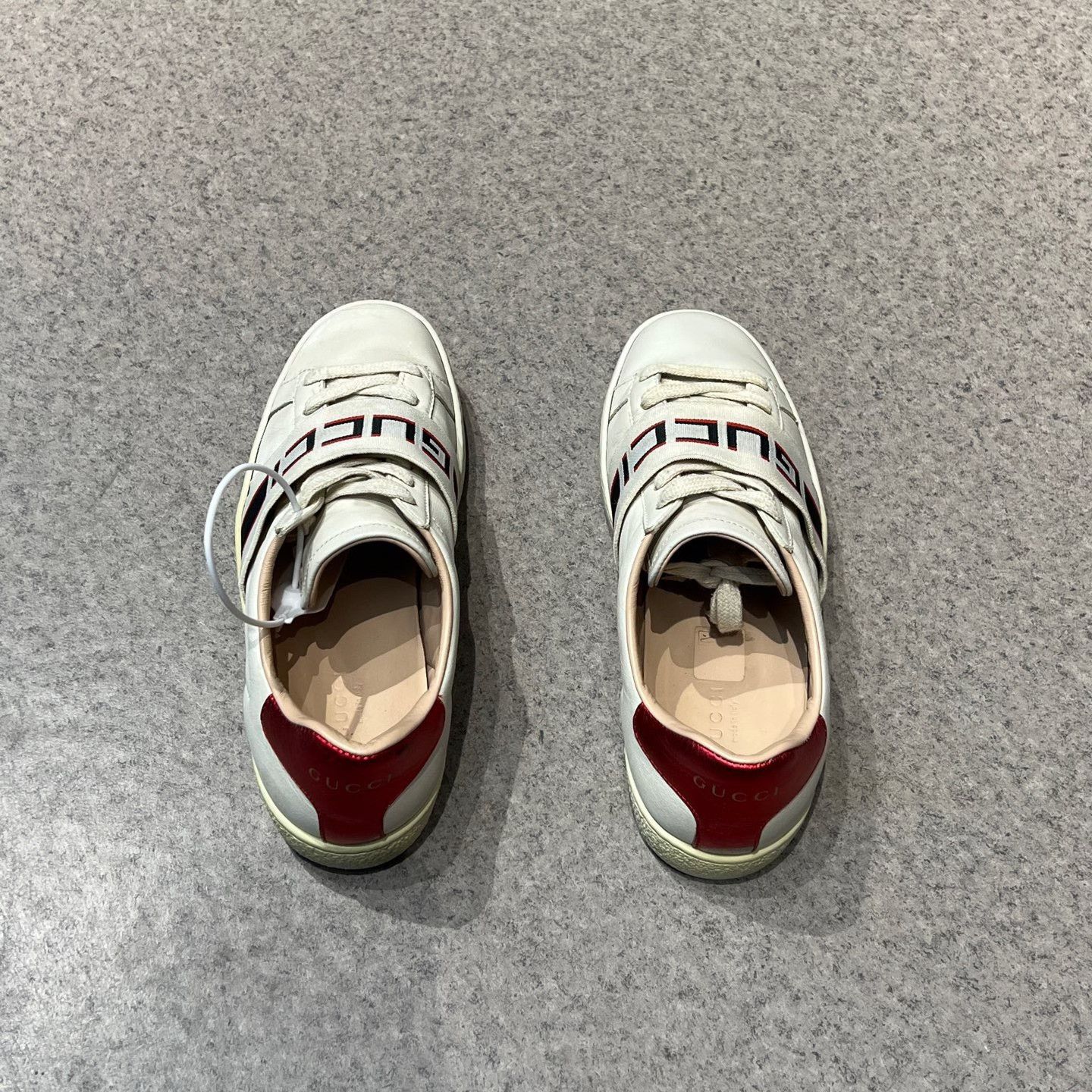 Gucci Gucci Red Lowtop Sneakers us_5 Women Size US 5 / IT 35 - 8 Thumbnail