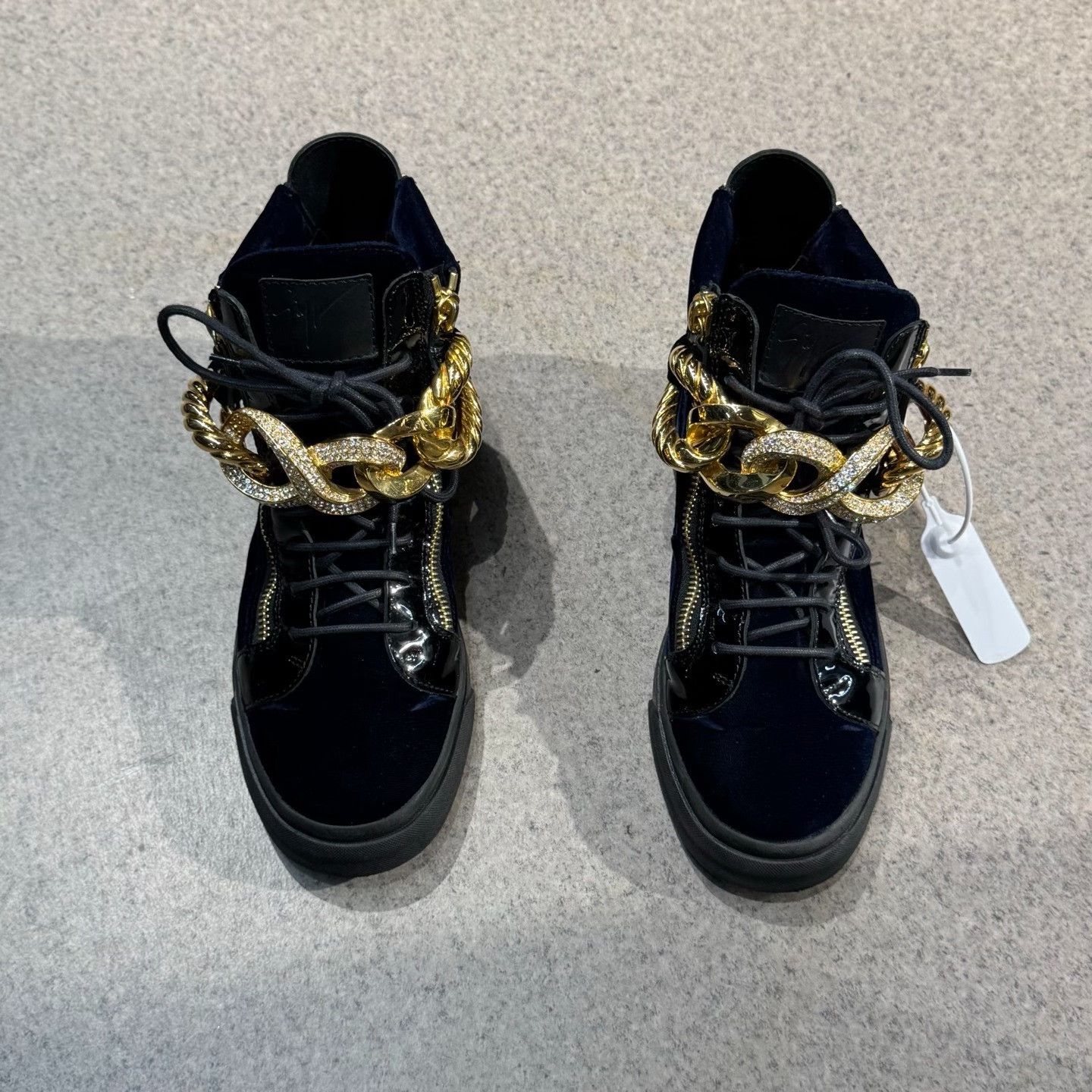 Giuseppe Zanotti Giuseppe Zanotti Casual Blue Hitop Sneakers 7.5 Men Size US 7.5 / EU 40-41 - 7 Thumbnail