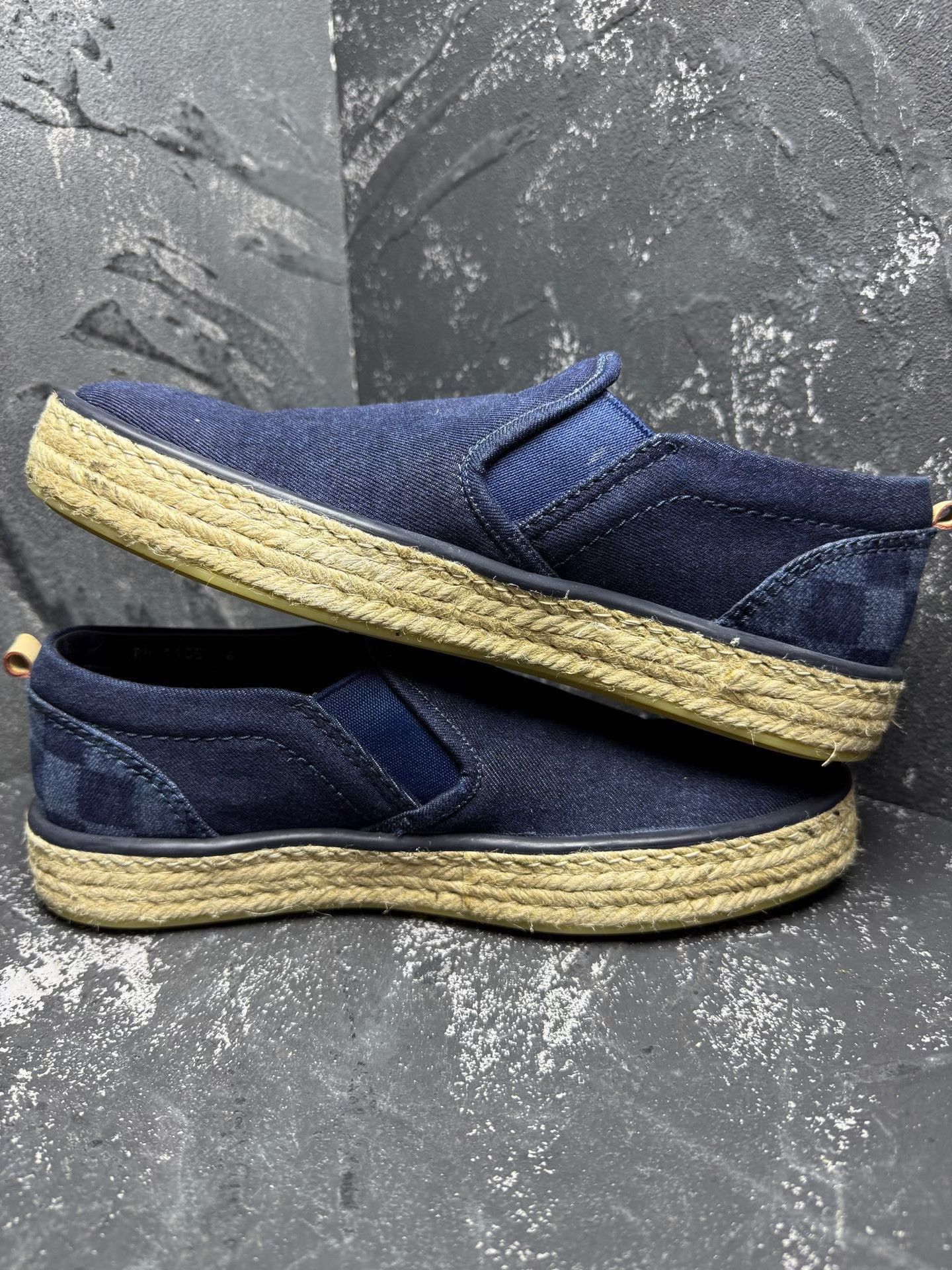 Louis Vuitton Louis Vuitton Denim Lowtop Sneakers 7.5 Men Size US 7.5 / EU 40-41 - 5 Thumbnail