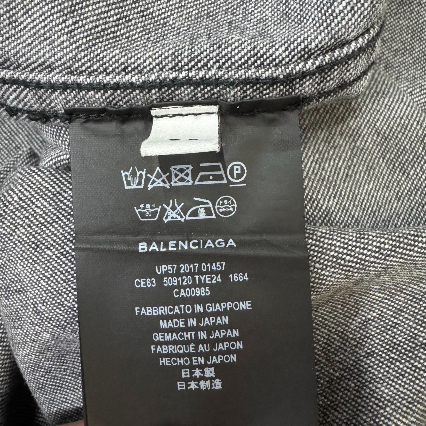 Balenciaga Balenciaga Denim Gray Tank Top xl Men Size US XL / EU 56 / 4 - 4 Thumbnail