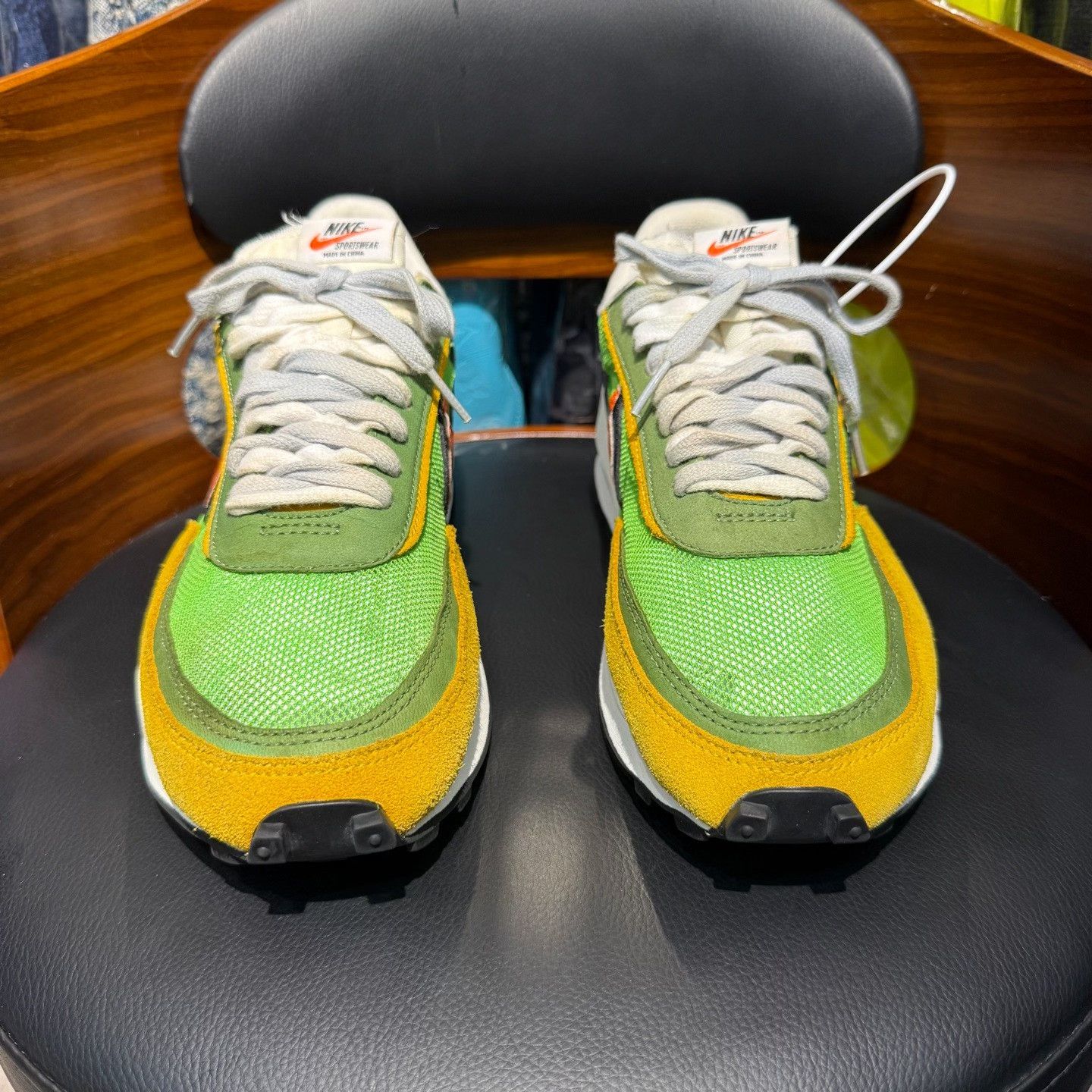 Sacai Sacai Yellow Lowtop Sneakers 10 Men Size US 10 / EU 43 - 2 Thumbnail