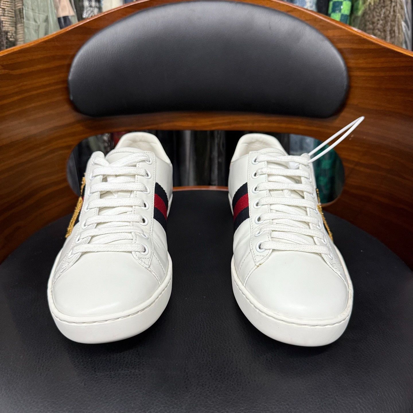 Gucci Gucci White Lowtop Sneakers us_6-5 Women Size US 6.5 / IT 36.5 - 2 Thumbnail