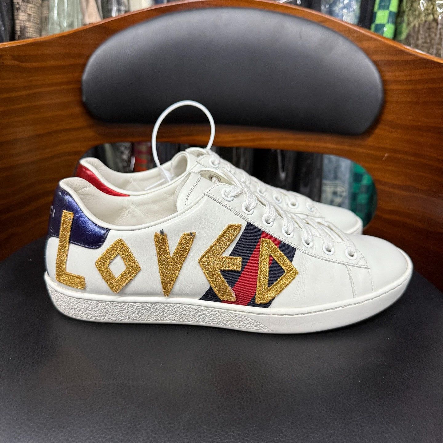 Gucci Gucci White Lowtop Sneakers us_6-5 Women Size US 6.5 / IT 36.5 - 4 Thumbnail
