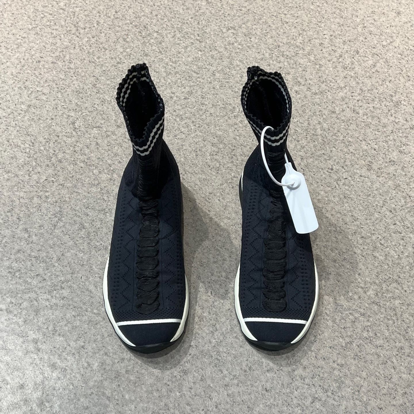 Fendi Fendi Knit Cropped Hitop Sneakers 6.5 Men Size US 6.5 / EU 39-40 - 5 Thumbnail