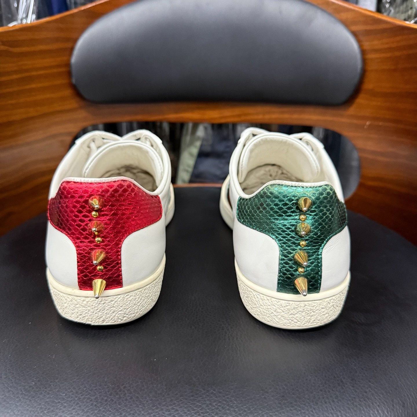 Gucci Gucci White Lowtop Sneakers 37 Women Size US 6.5 / IT 36.5 - 3 Thumbnail