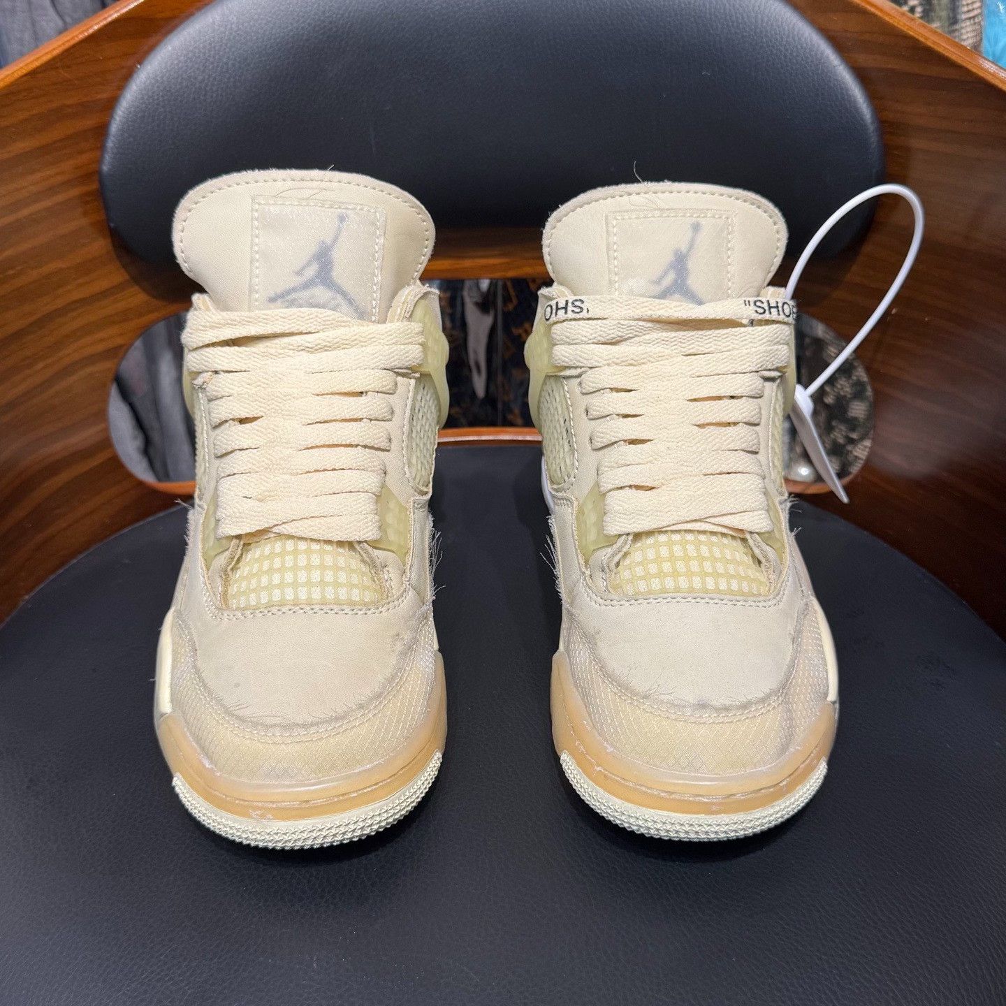 Nike Nike AJ4 Collab White Lowtop Sneakers 6 Men Size US 6 / EU 39 - 2 Thumbnail