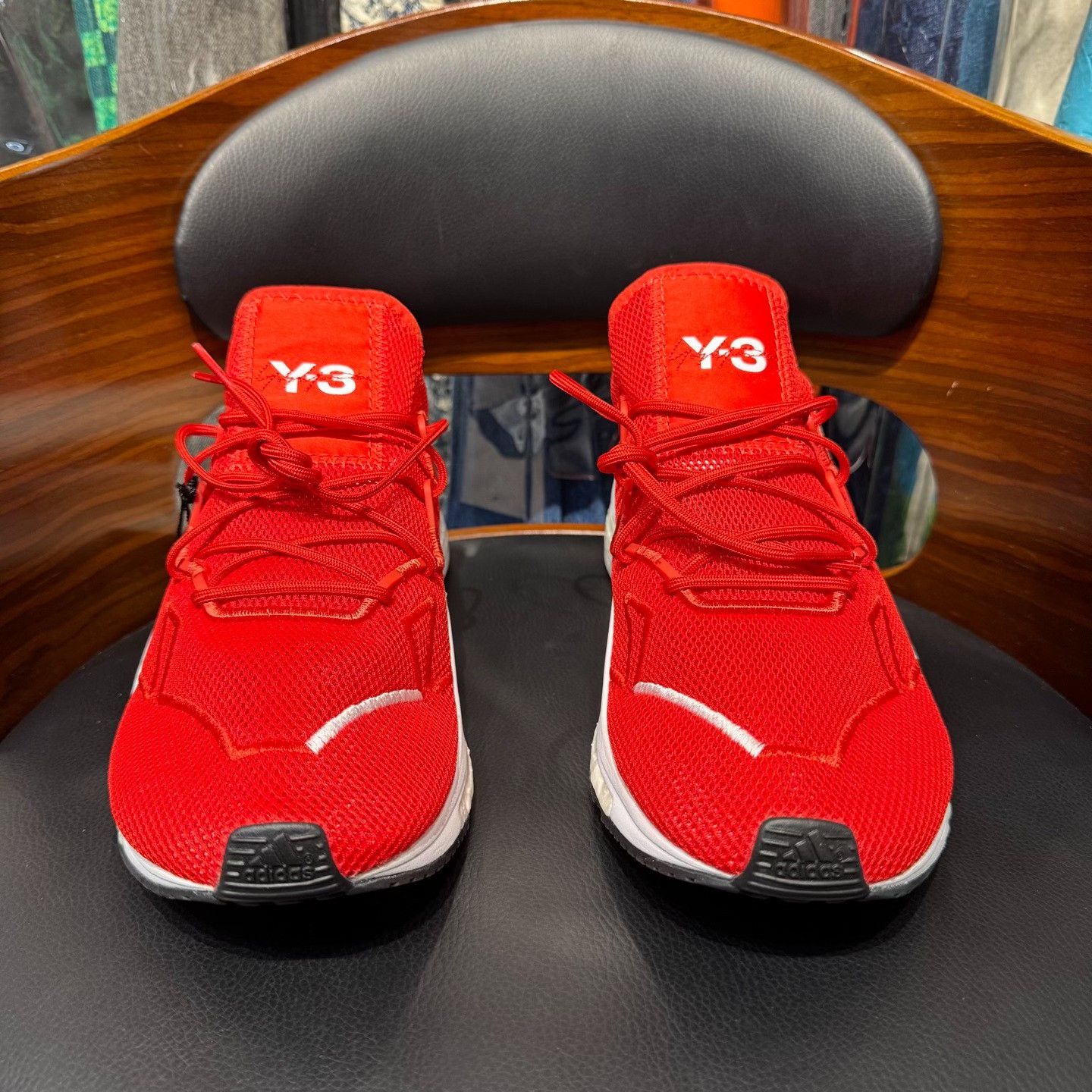 Y-3 Y-3 Running Red Lowtop Sneakers 11 Men Size US 11 / EU 44 - 2 Thumbnail