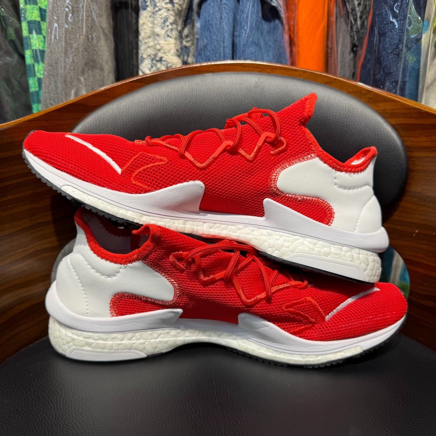 Y-3 Y-3 Running Red Lowtop Sneakers 11 Men Size US 11 / EU 44 - 7 Thumbnail