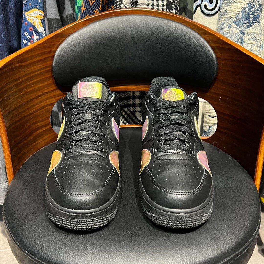Nike Nike AF1 Black Lowtop Sneakers 44.5 Men Size US 11 / EU 44 - 2 Thumbnail