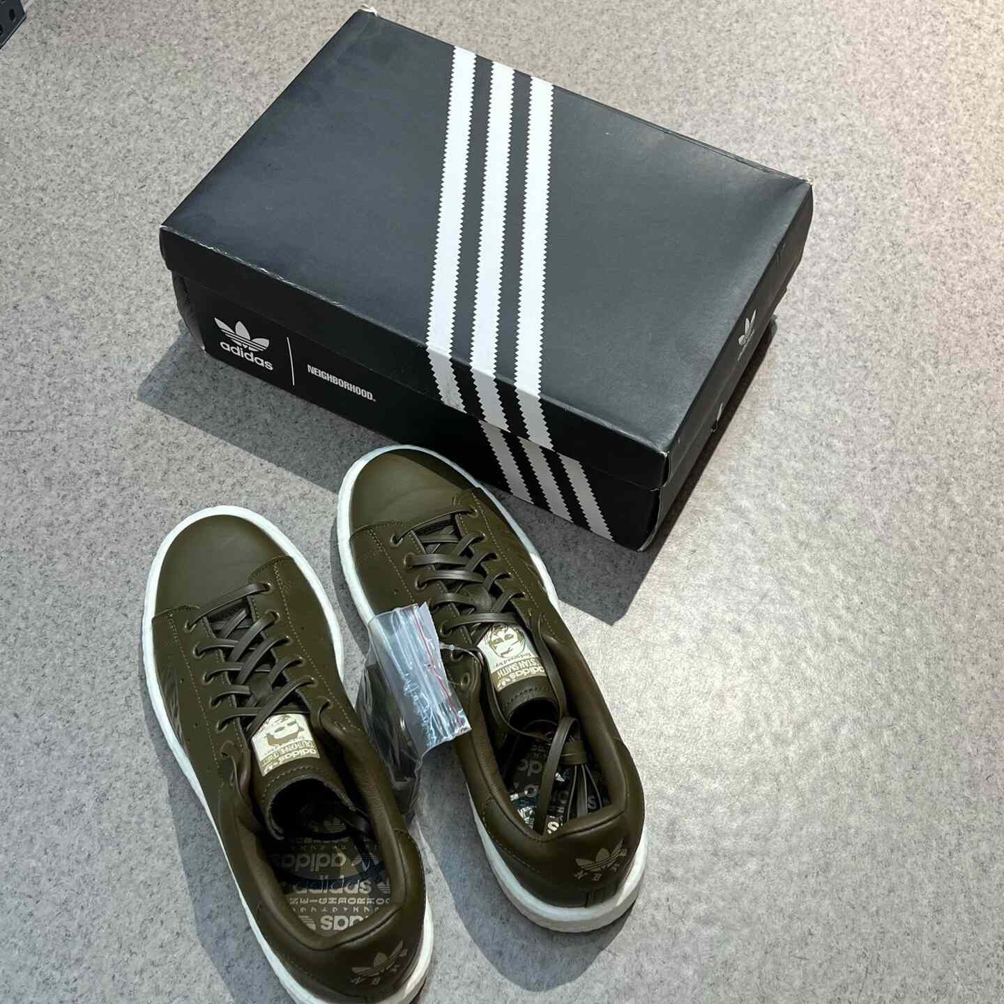 Neighborhood Neighborhood Collab Green Lowtop Sneakers 44.5 Men Size US 11 / EU 44 - 9 Thumbnail