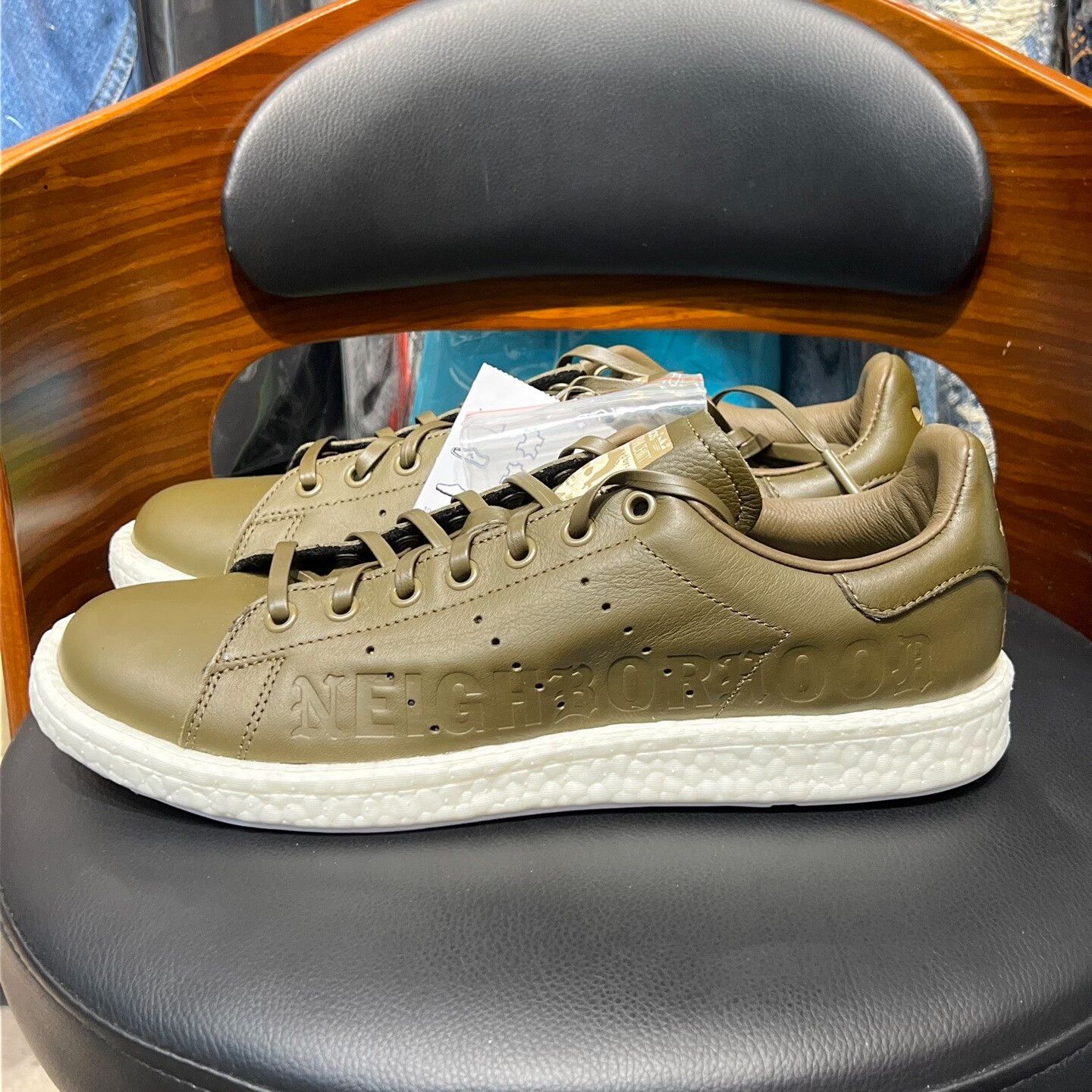 Neighborhood Neighborhood Collab Green Lowtop Sneakers 44.5 Men Size US 11 / EU 44 - 6 Thumbnail